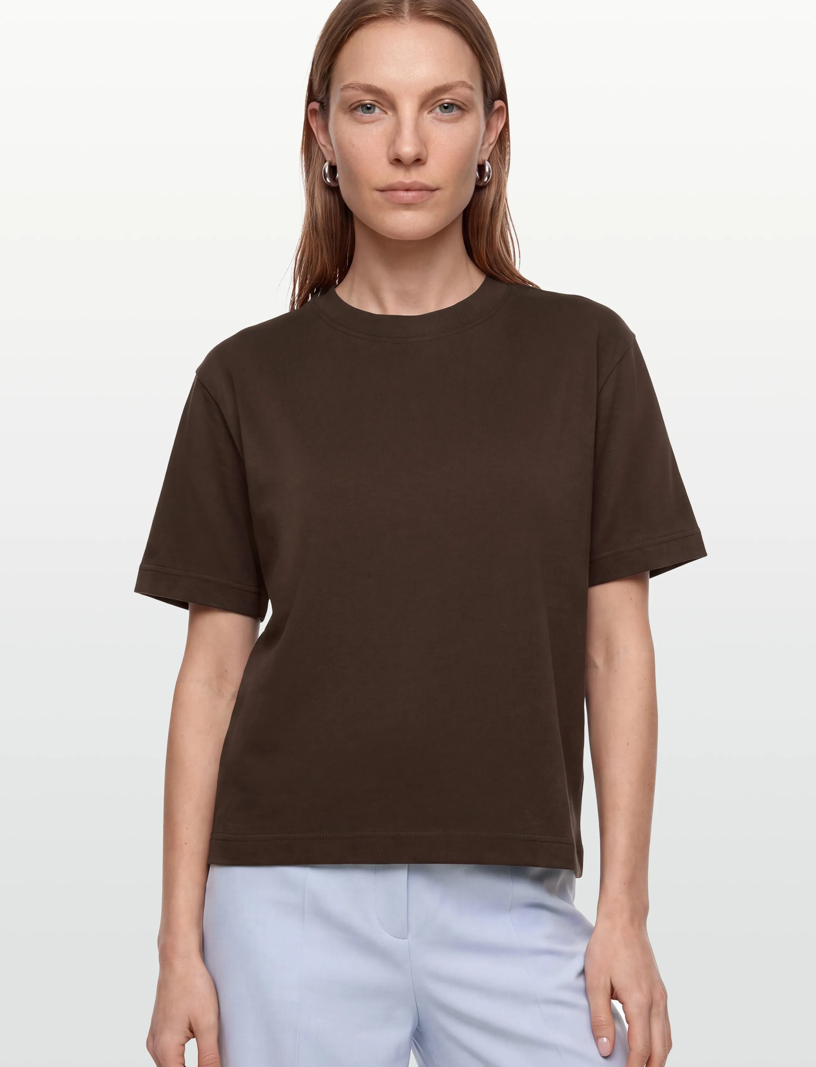Gina Tricot - Perfect tee - t-shirts - seal brown (7083) - 3