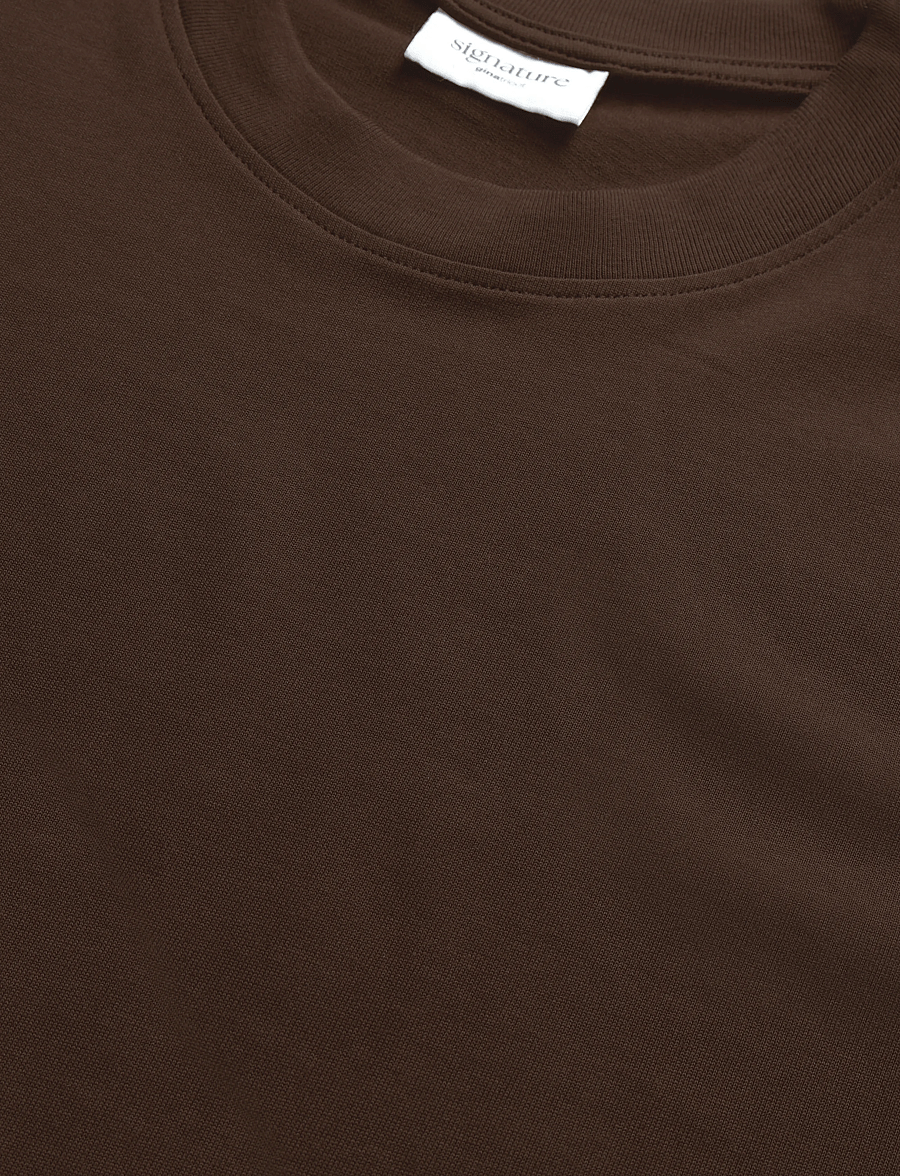 Gina Tricot - Perfect tee - t-shirts - seal brown (7083) - 2