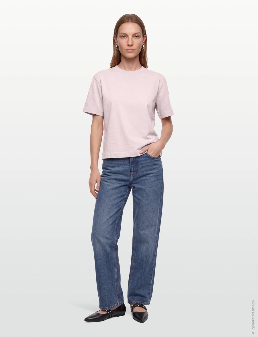 Gina Tricot - Perfect tee - t-shirts - violet ice - 0