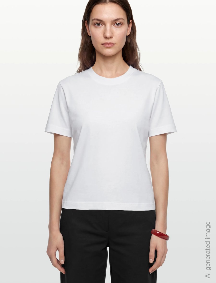 Gina Tricot - Perfect tee - t-shirts - white (1000) - 3