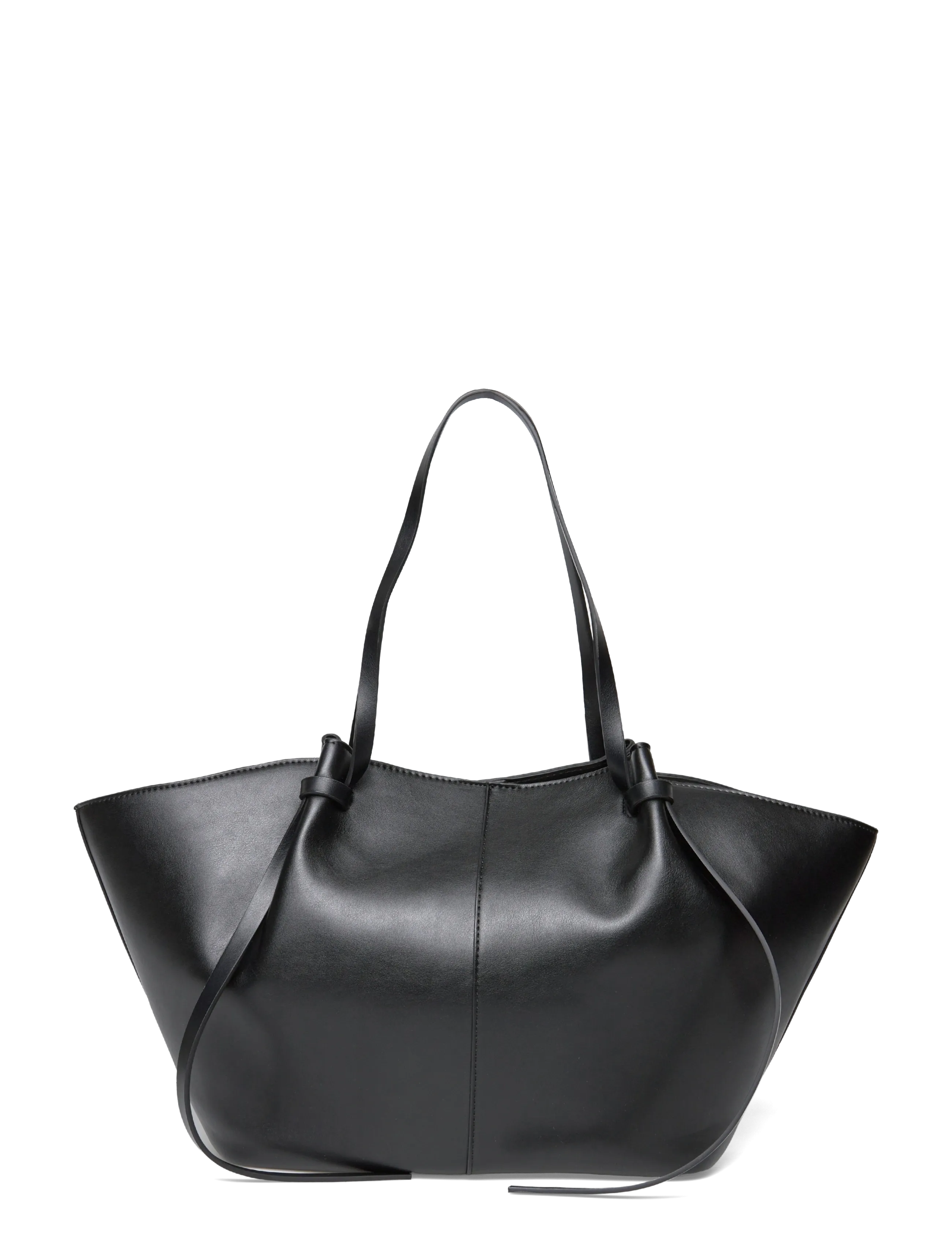 Gina Tricot - Long strap pu bag - shopperki - black/silver - 1