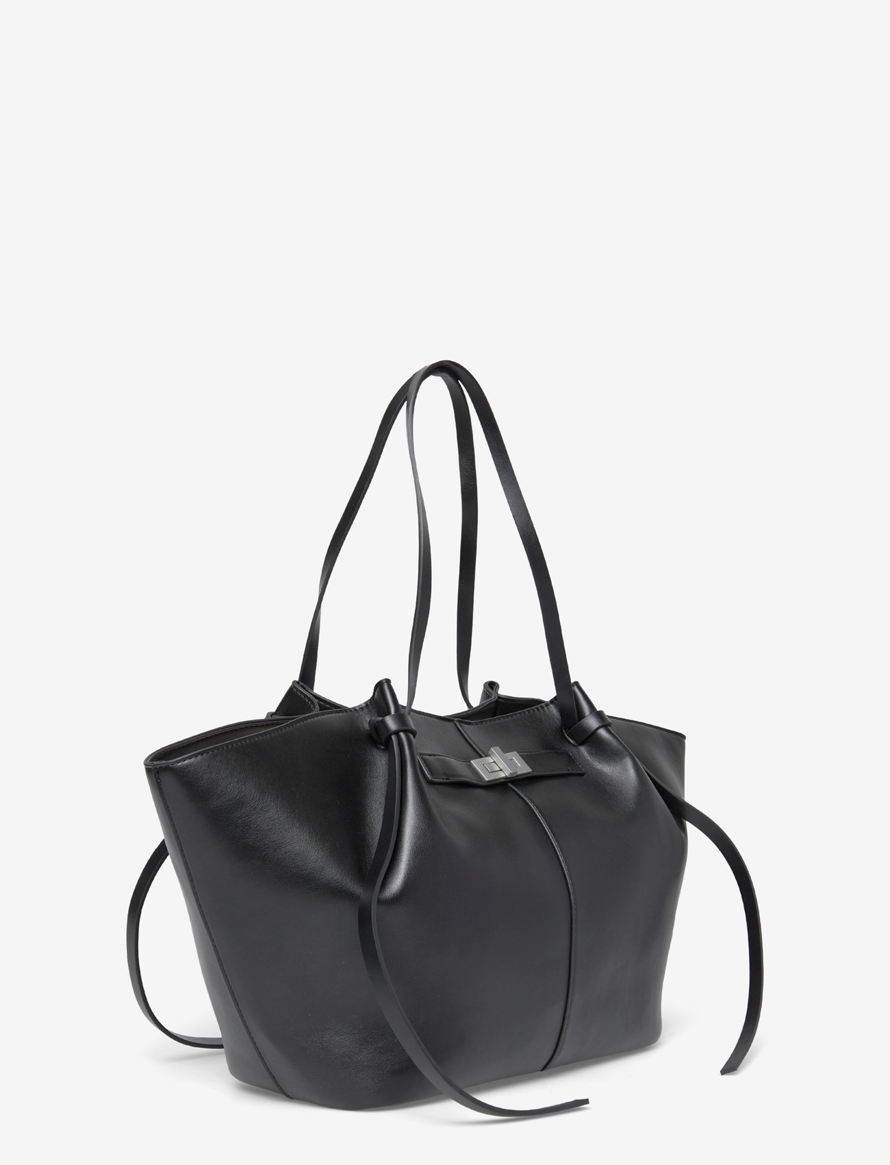 Gina Tricot - Long strap pu bag - shoppingväskor - black/silver - 2