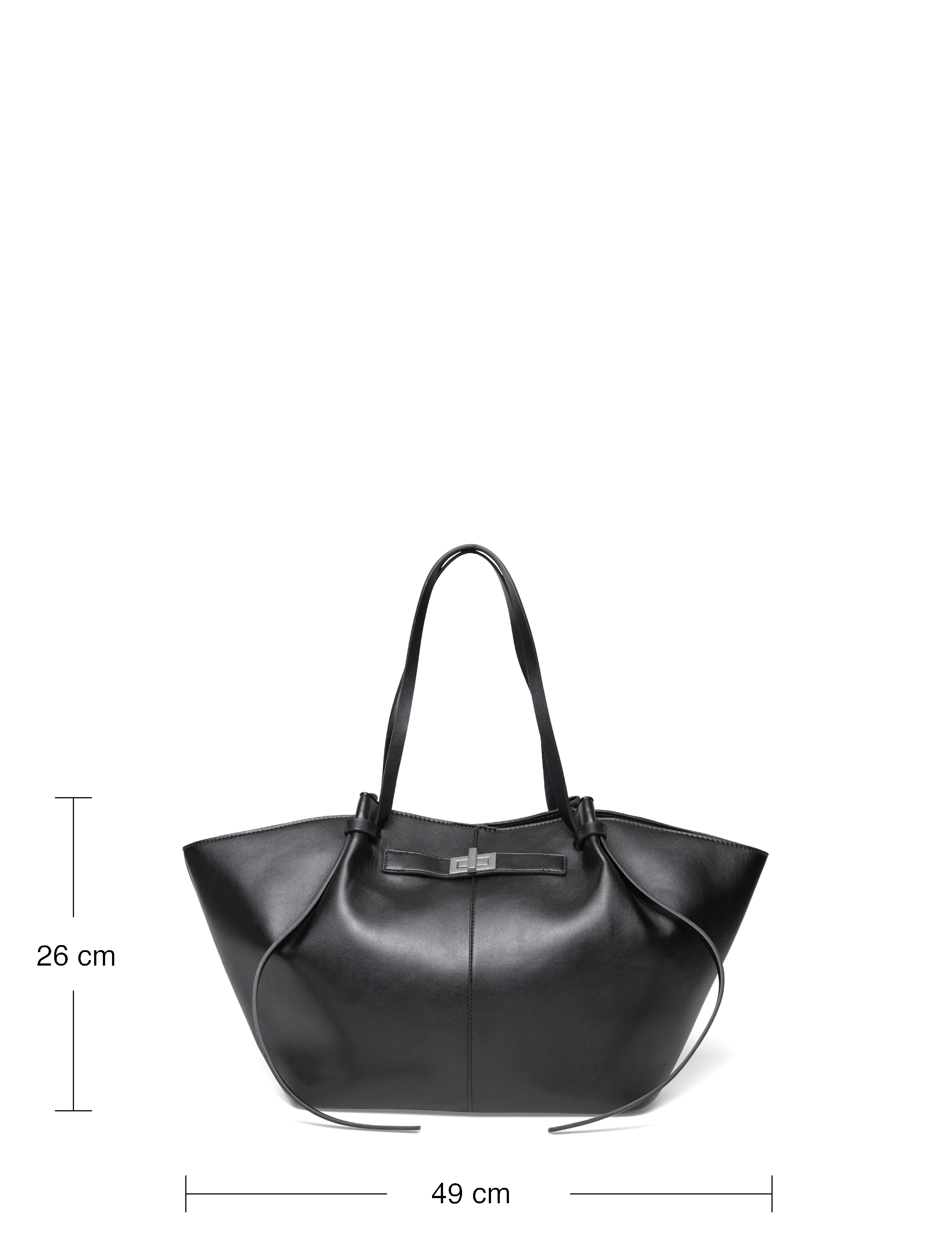 Gina Tricot - Long strap pu bag - shopperki - black/silver - 3
