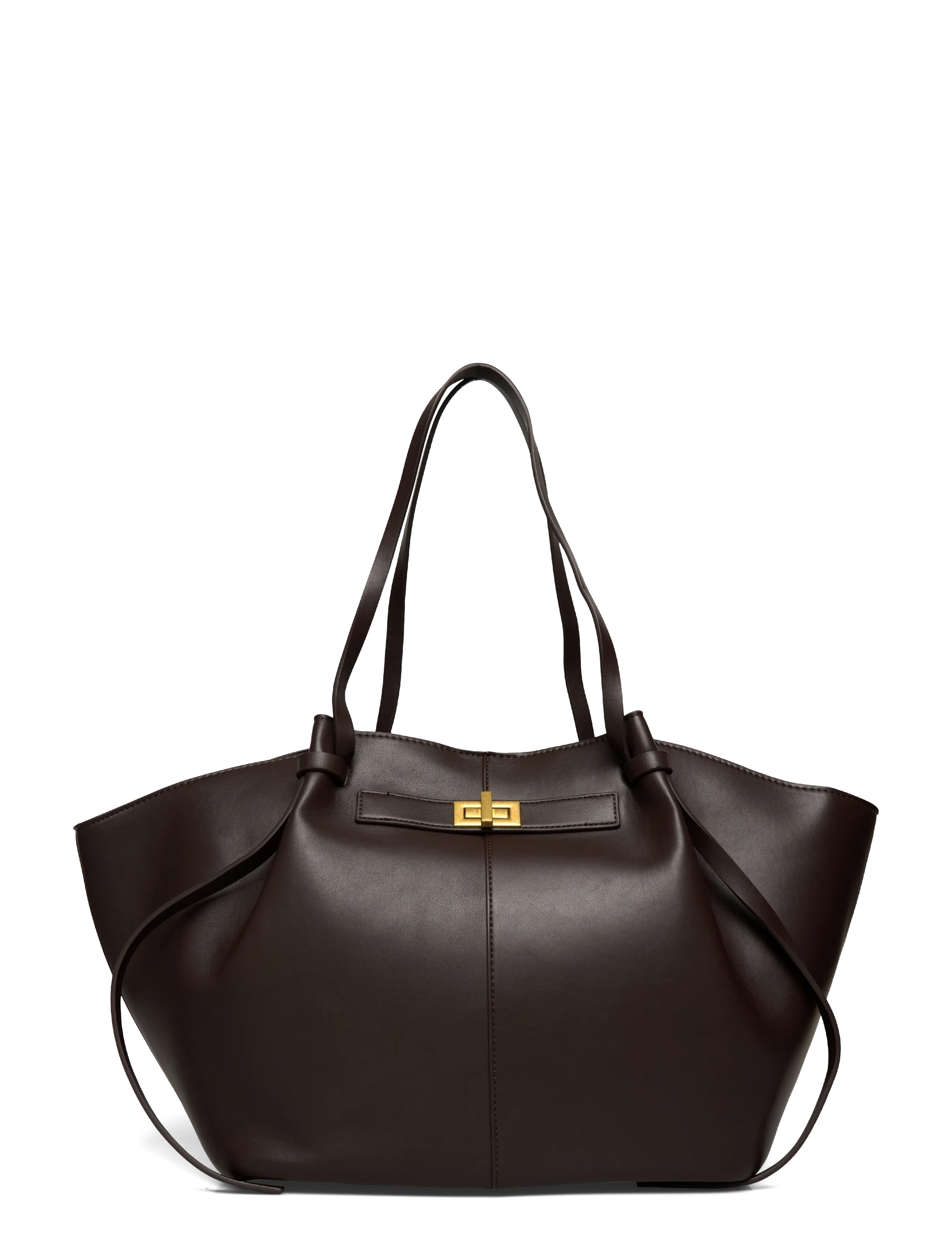 Gina Tricot Long strap pu bag - Taschen - CHOCOLATE BROWN (7085) / brown