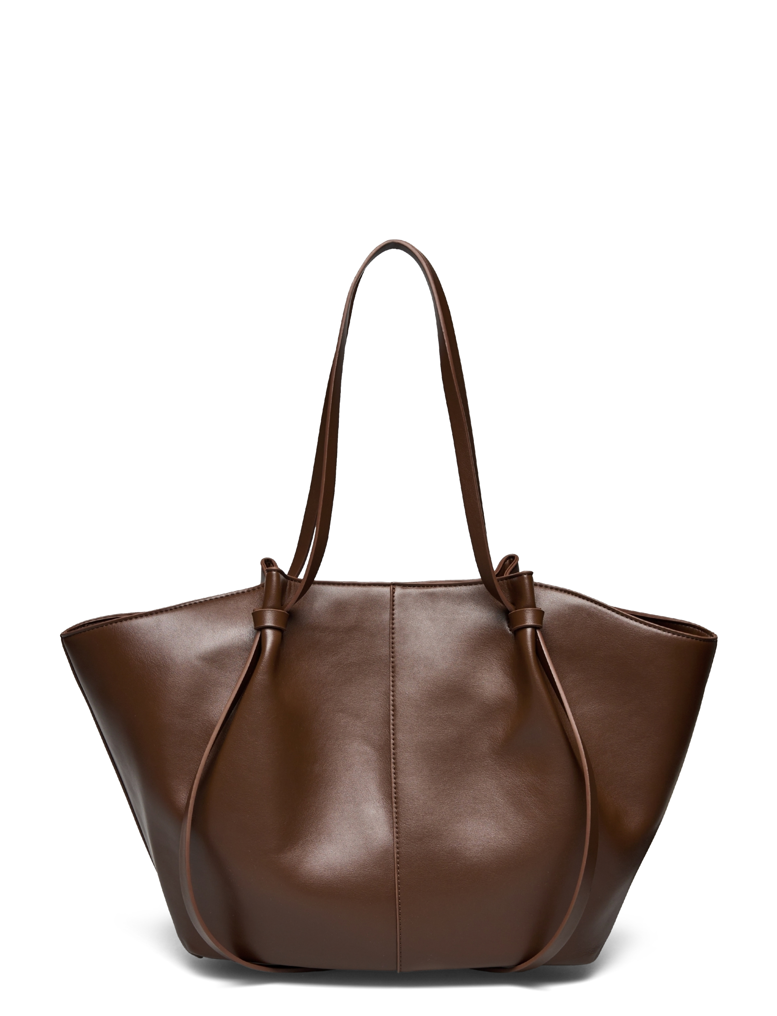 Gina Tricot - Long strap pu bag - shoppere - dark brown (7180) - 1