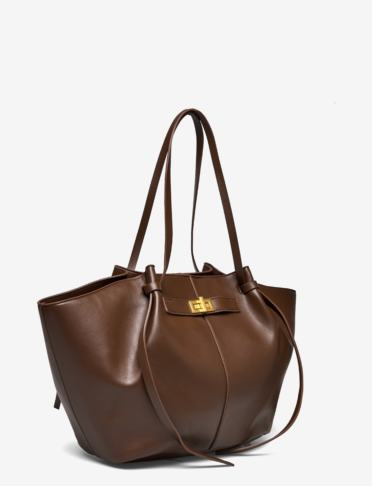 Gina Tricot - Long strap pu bag - shoppers - dark brown (7180) - 2