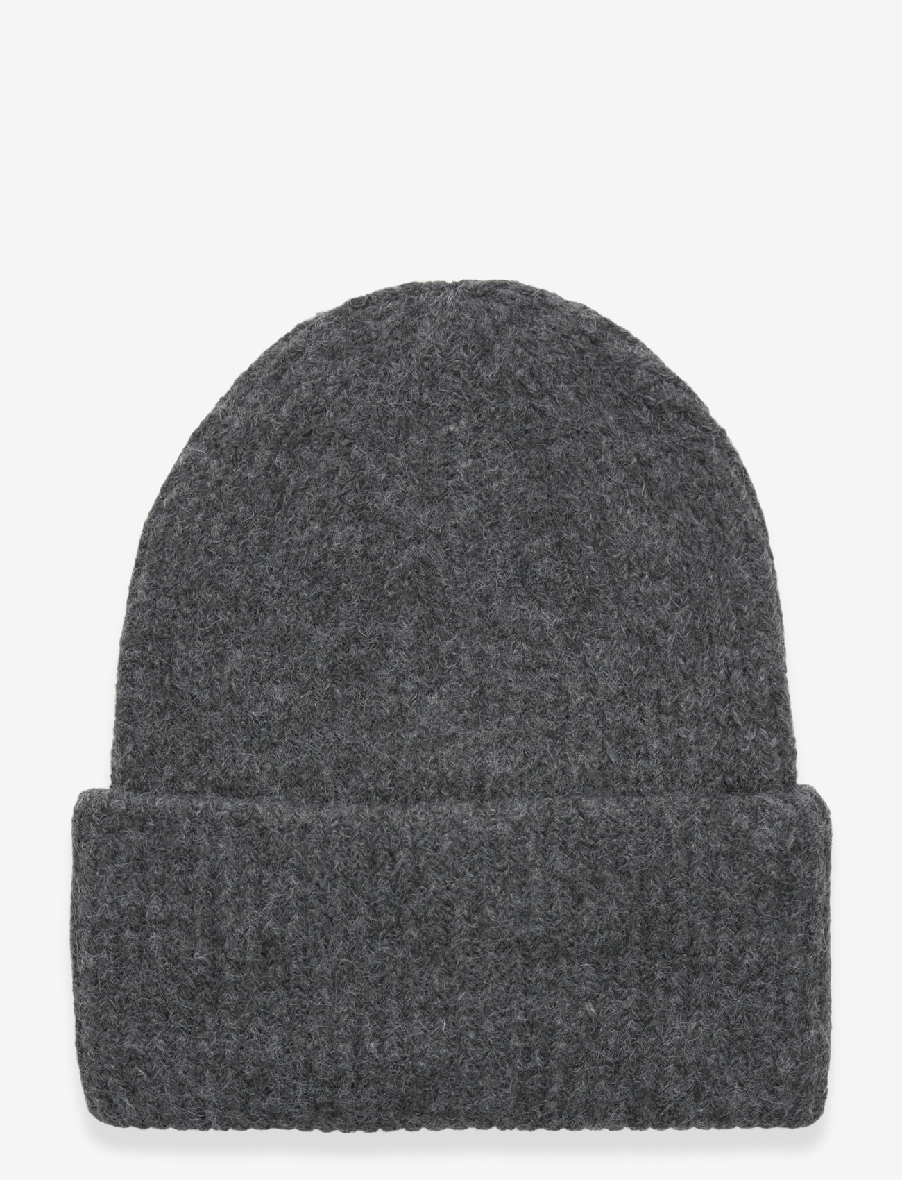 Gina Tricot - Rib beanie - megztos kepurės - antracit - 0
