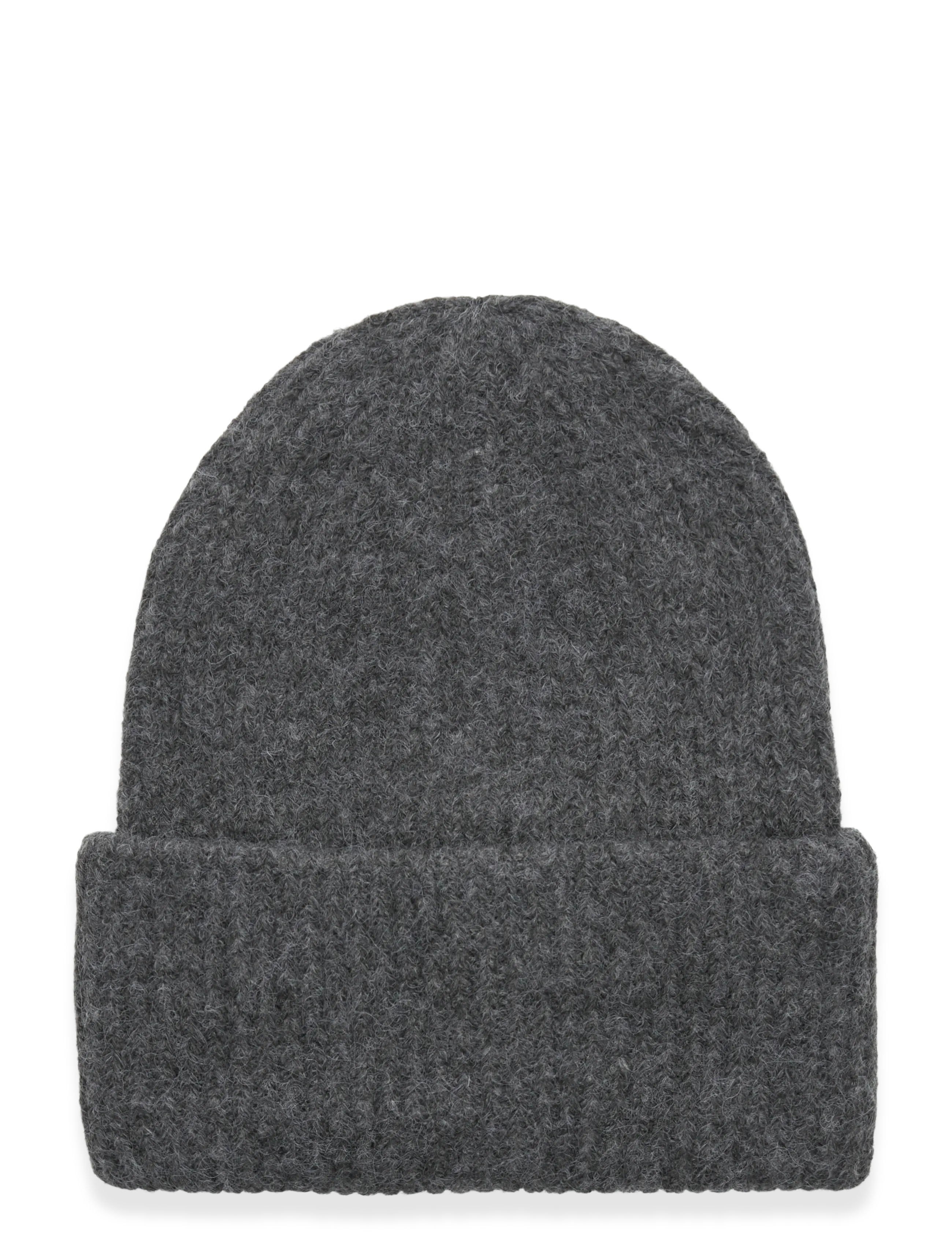 Rib beanie - ANTRACIT