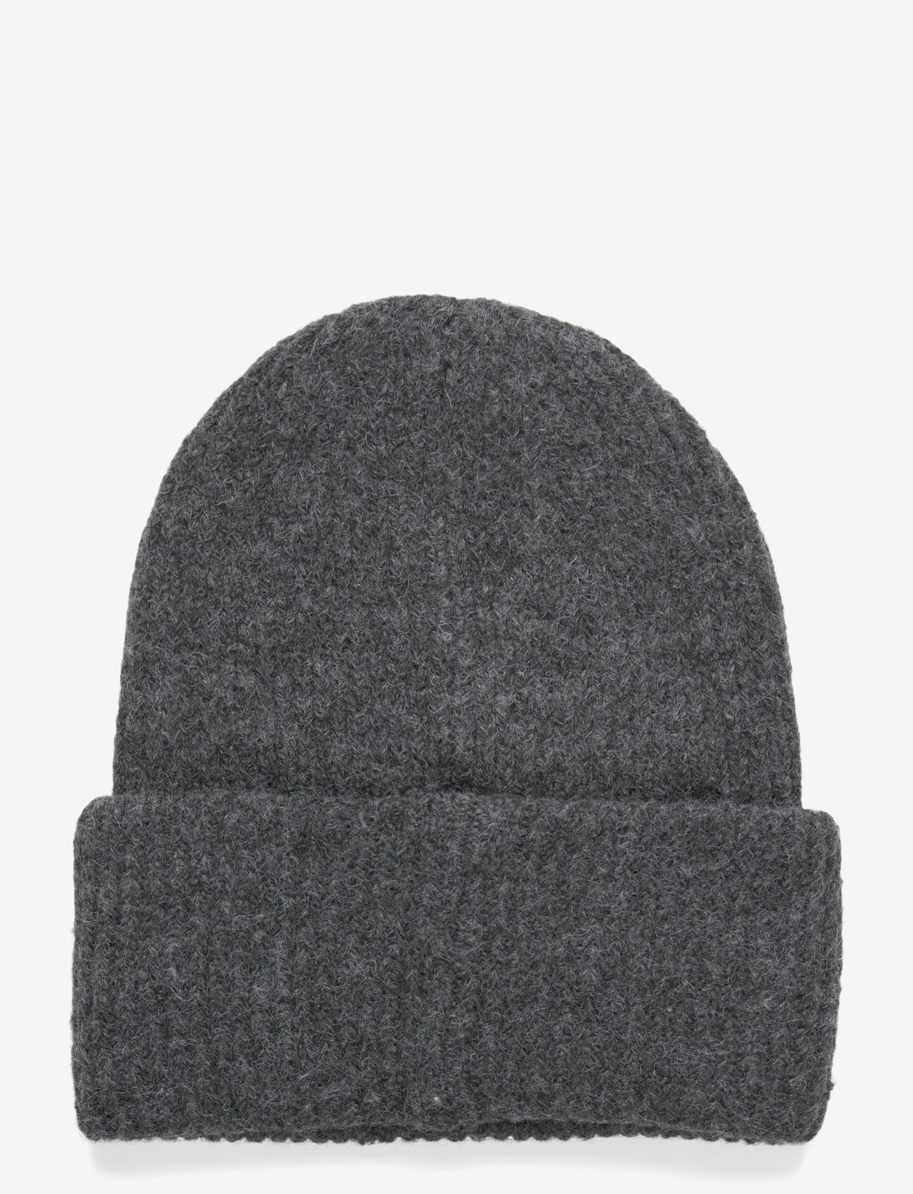 Gina Tricot - Rib beanie - megztos kepurės - antracit - 1
