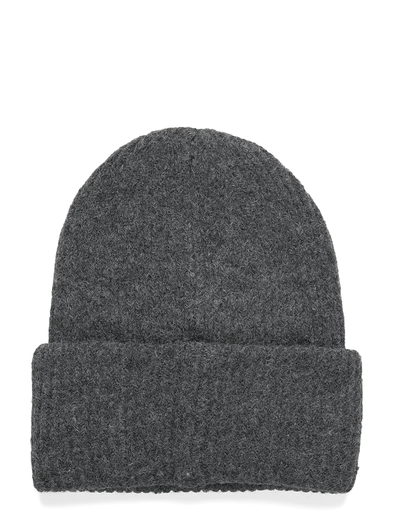Gina Tricot - Rib beanie - megztos kepurės - antracit - 1