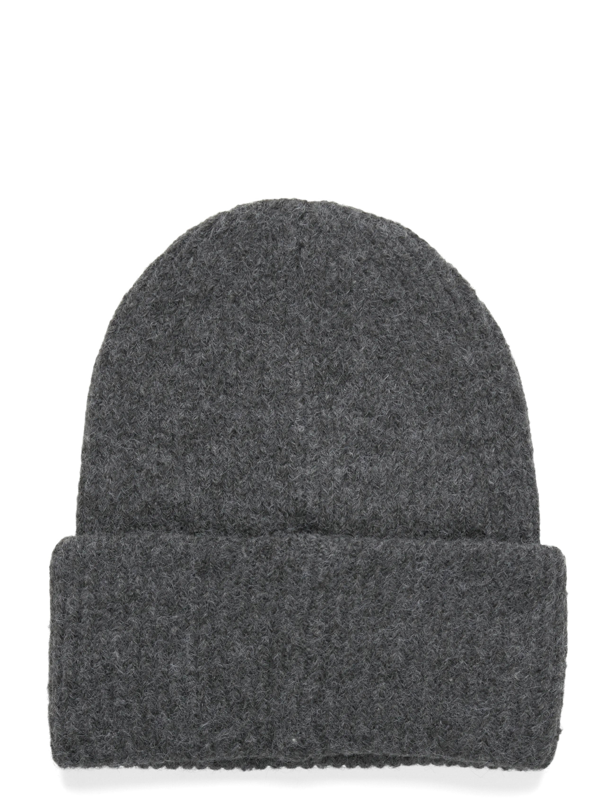 Gina Tricot - Rib beanie - mutsen - antracit - 1