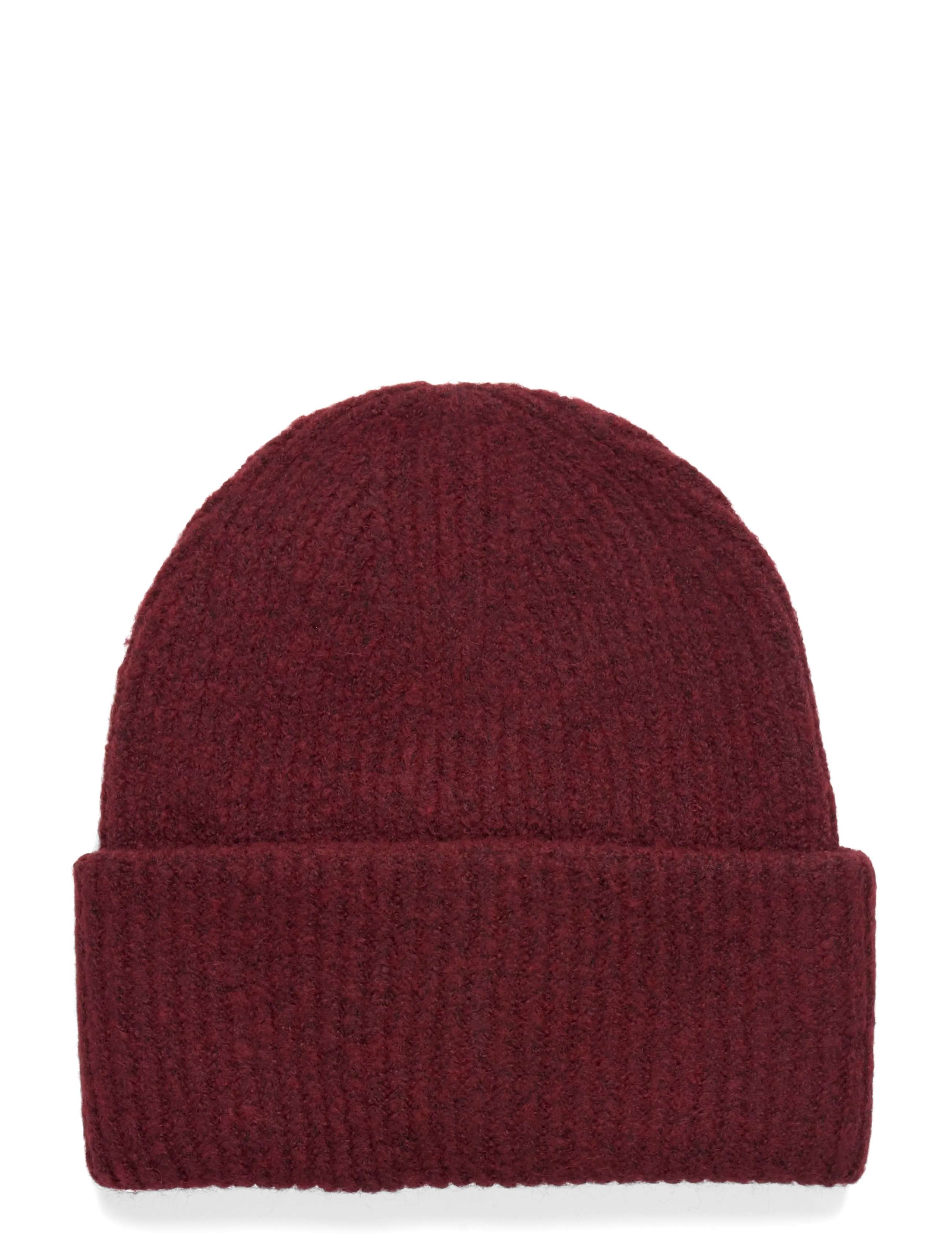 Rib beanie - BURGUNDY (4670)