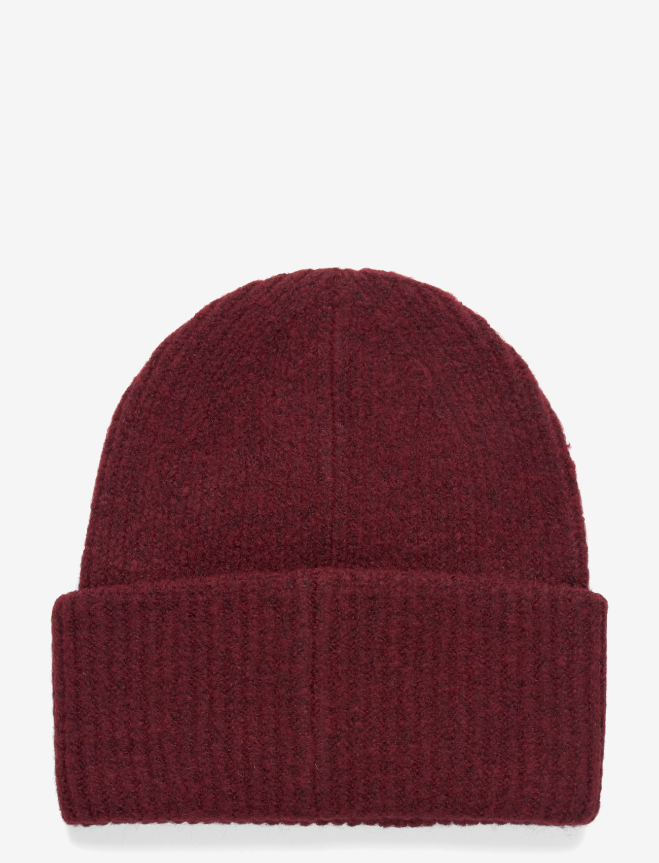 Gina Tricot - Rib beanie - mössor - burgundy (4670) - 1