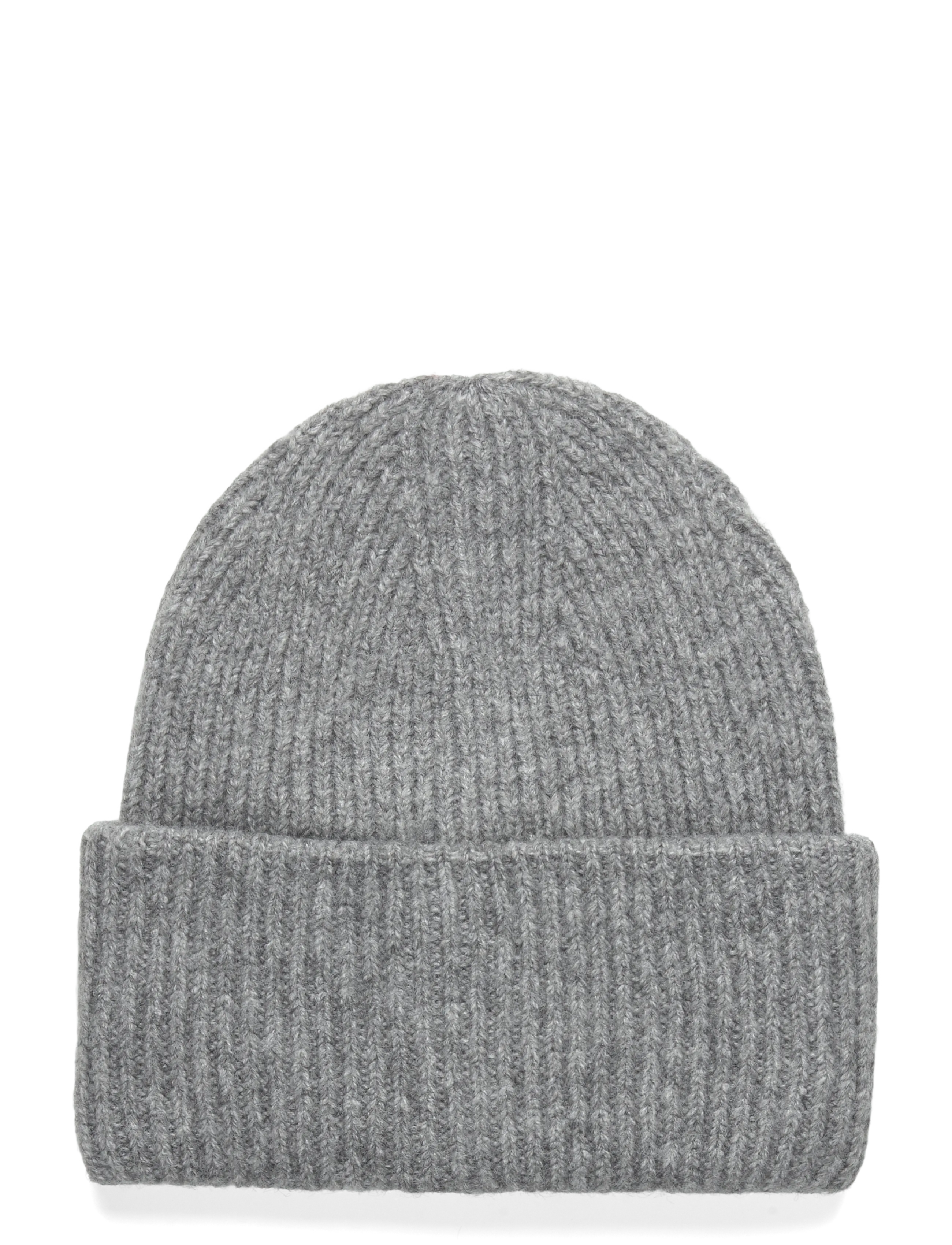 Rib beanie - GREYMELANGE (8010)