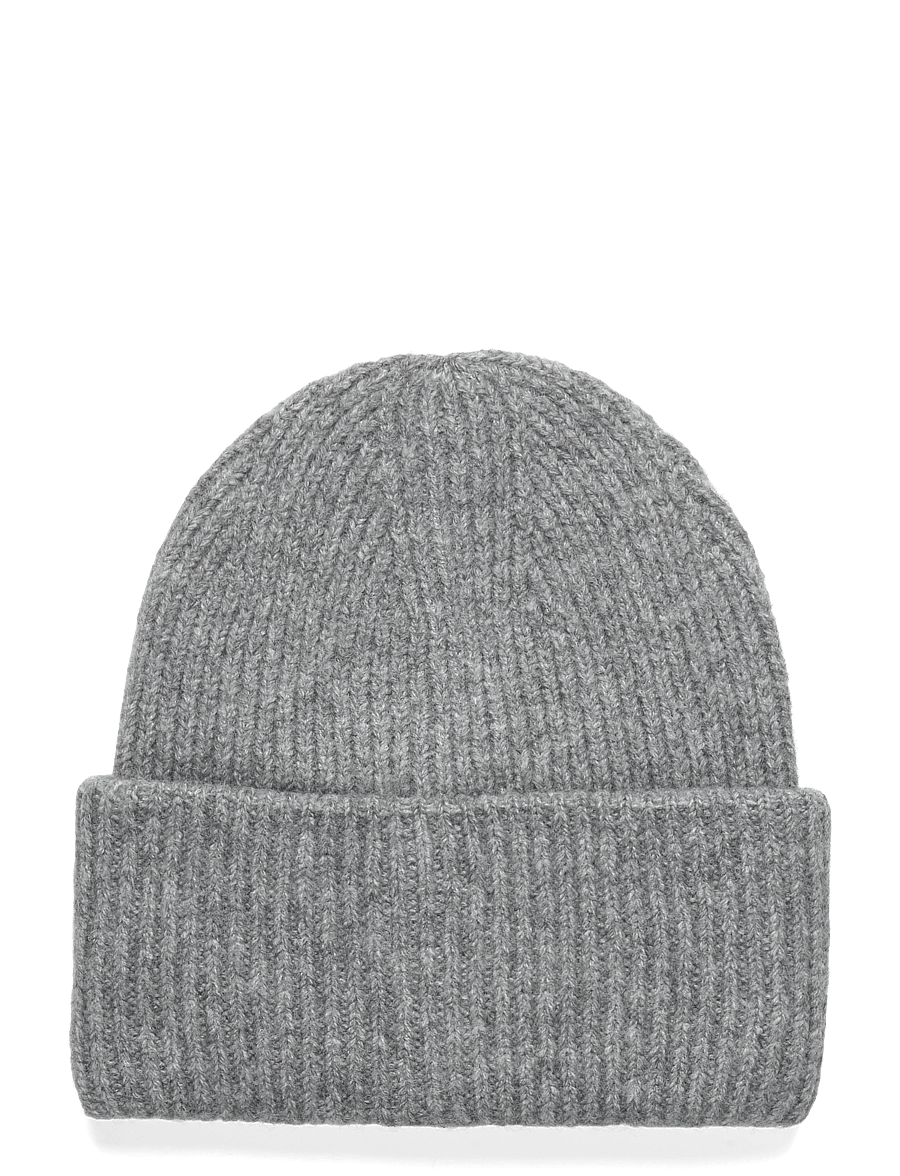 Gina Tricot - Rib beanie - beanies - greymelange (8010) - 0