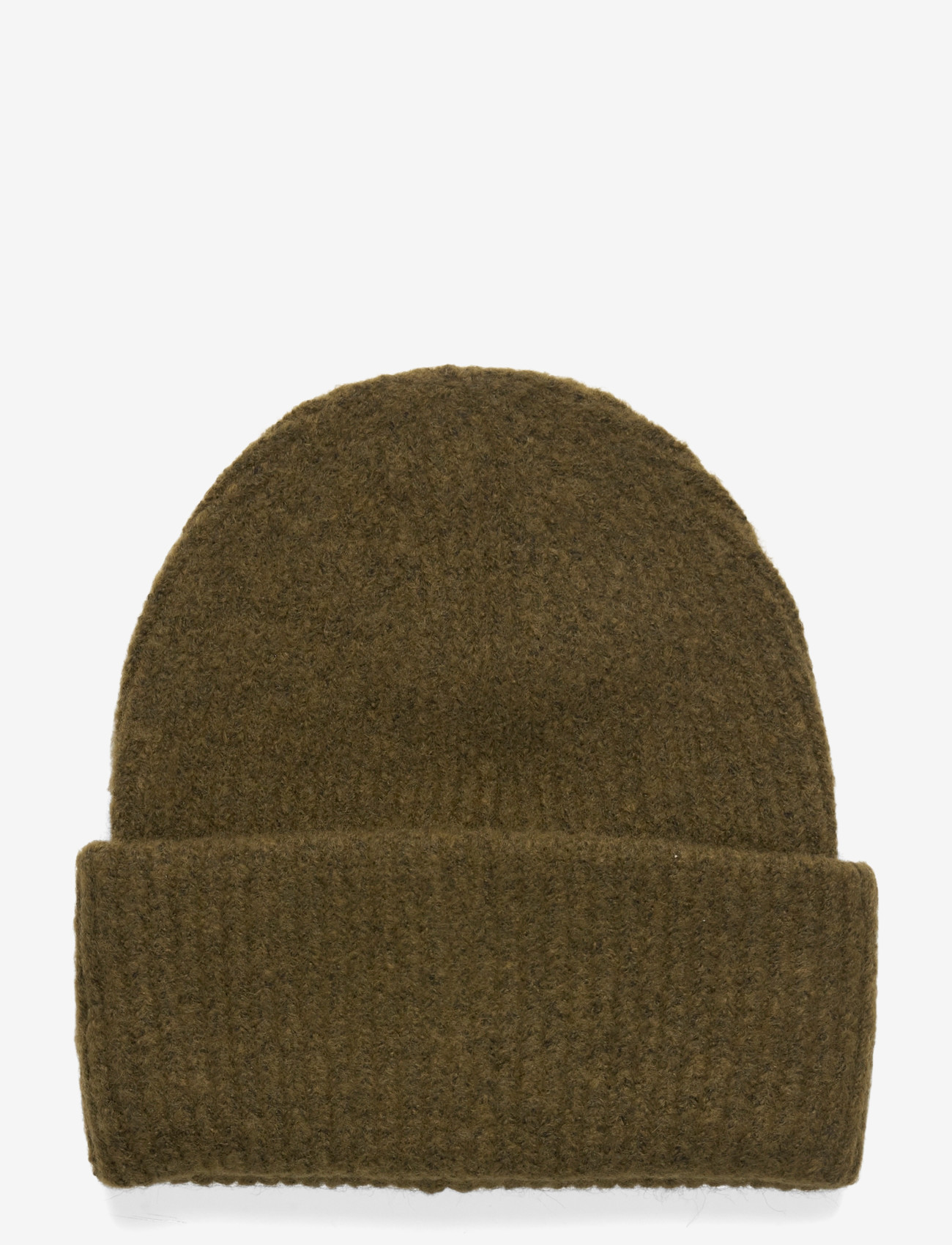 Gina Tricot - Rib beanie - mössor - khaki (7260) - 0