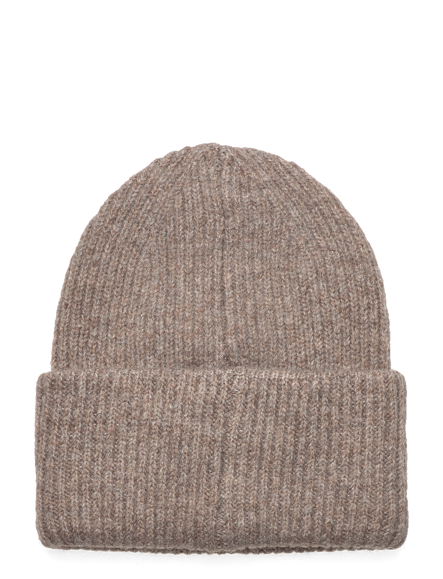 Gina Tricot - Rib beanie - mössor - light brown (7053) - 1
