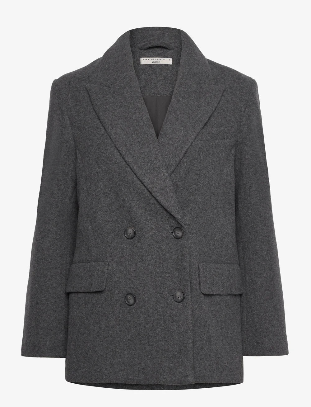 Gina Tricot - Tailored jacket - wool jackets - grey melange (8181) - 0