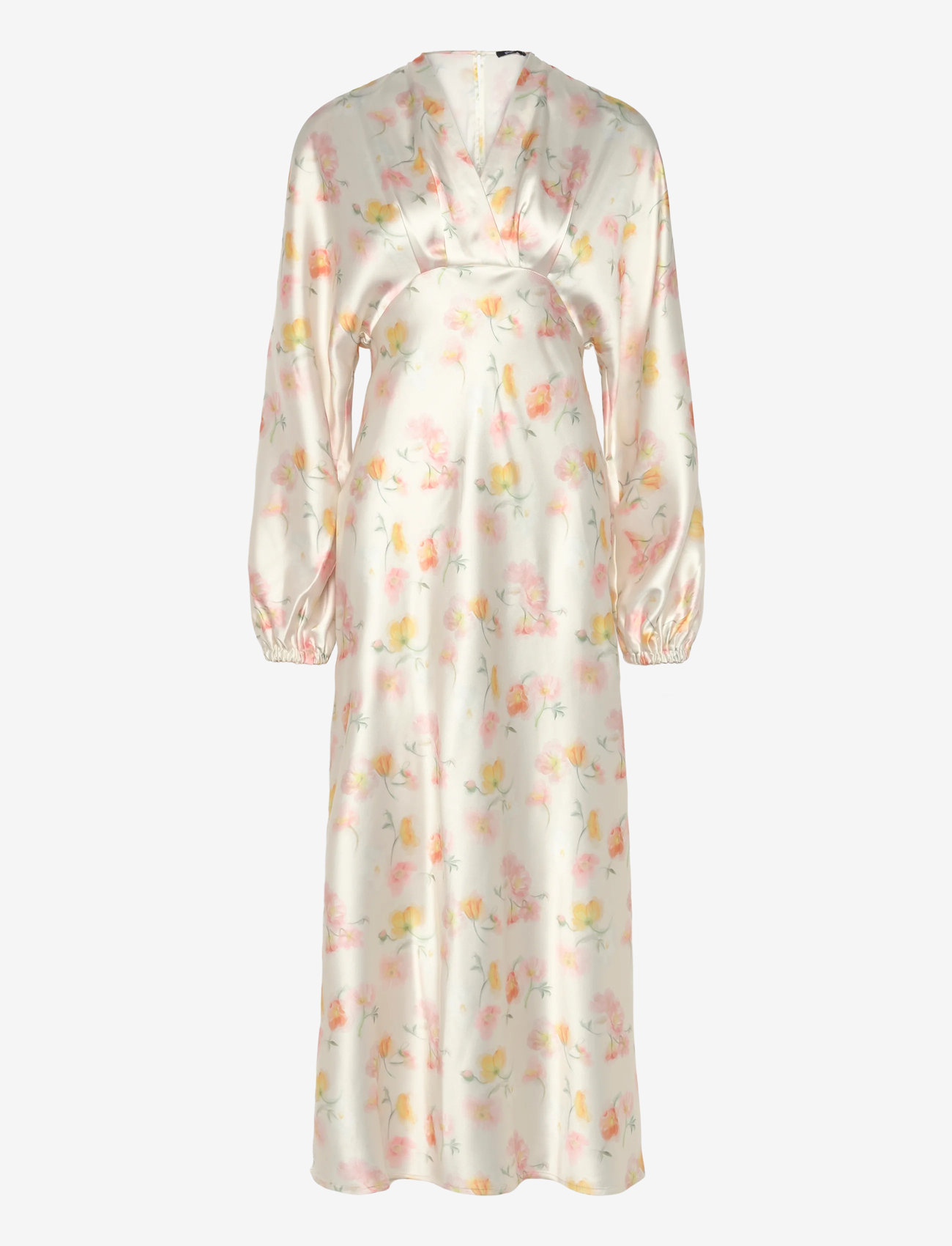 Gina Tricot - satin midaxi dress - flower pedals - 0