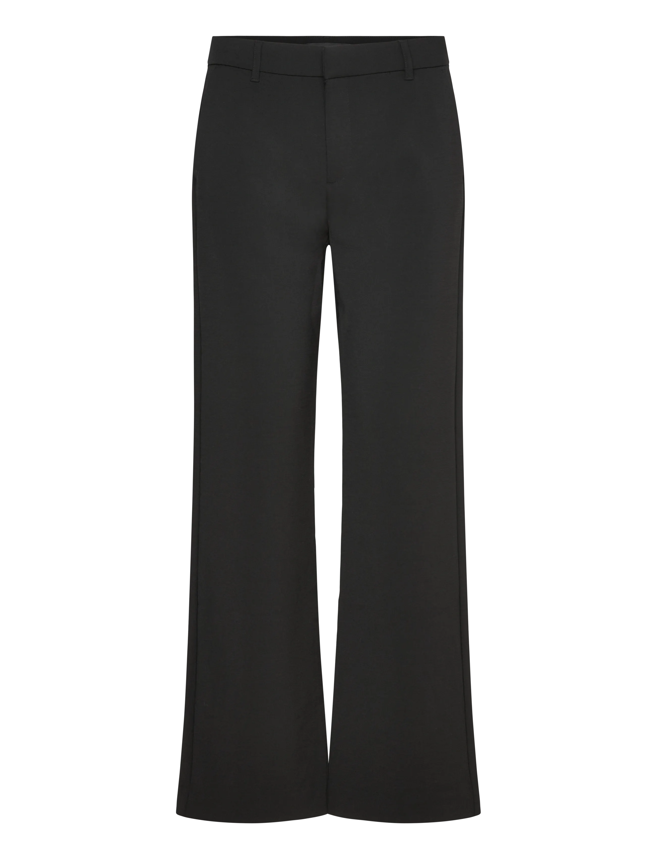Gina Tricot Straight regular trousers - Sirge säärega püksid - BLACK (9000) / black