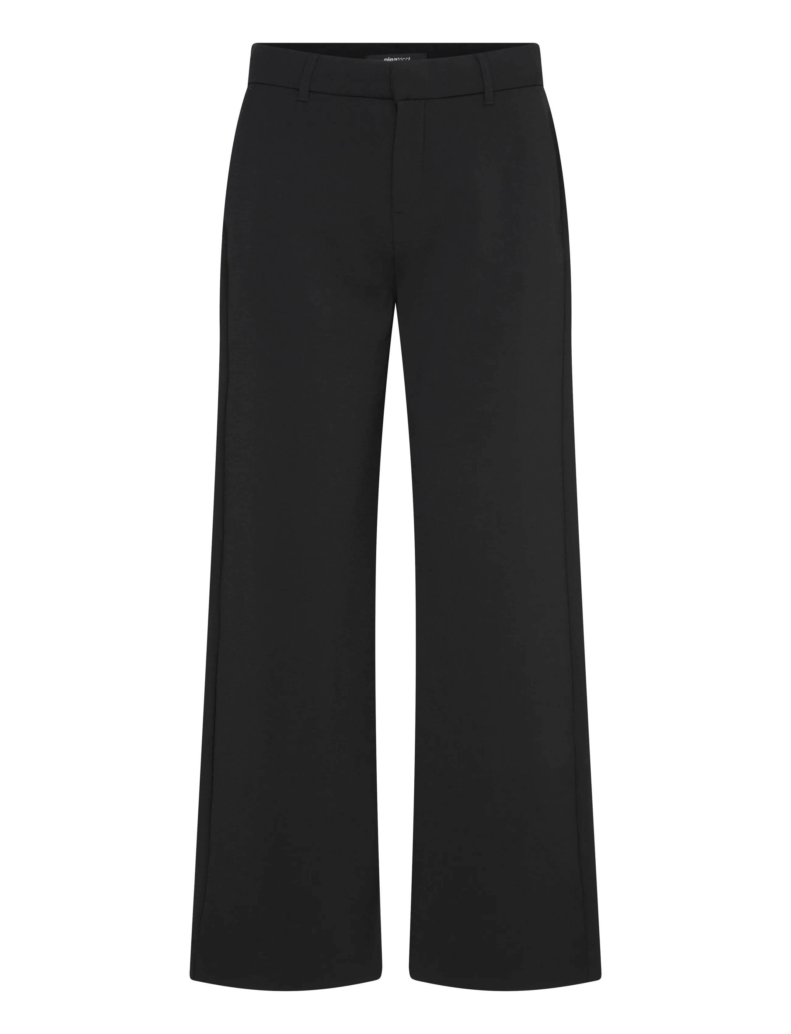 Gina Tricot Straight petite trousers - Bukser - BLACK (9000) / black