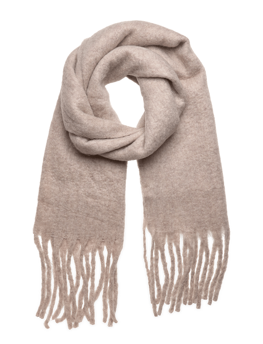 Gina Tricot - Soft chunky scarf - halstørklæder - beige mel (1055) - 0