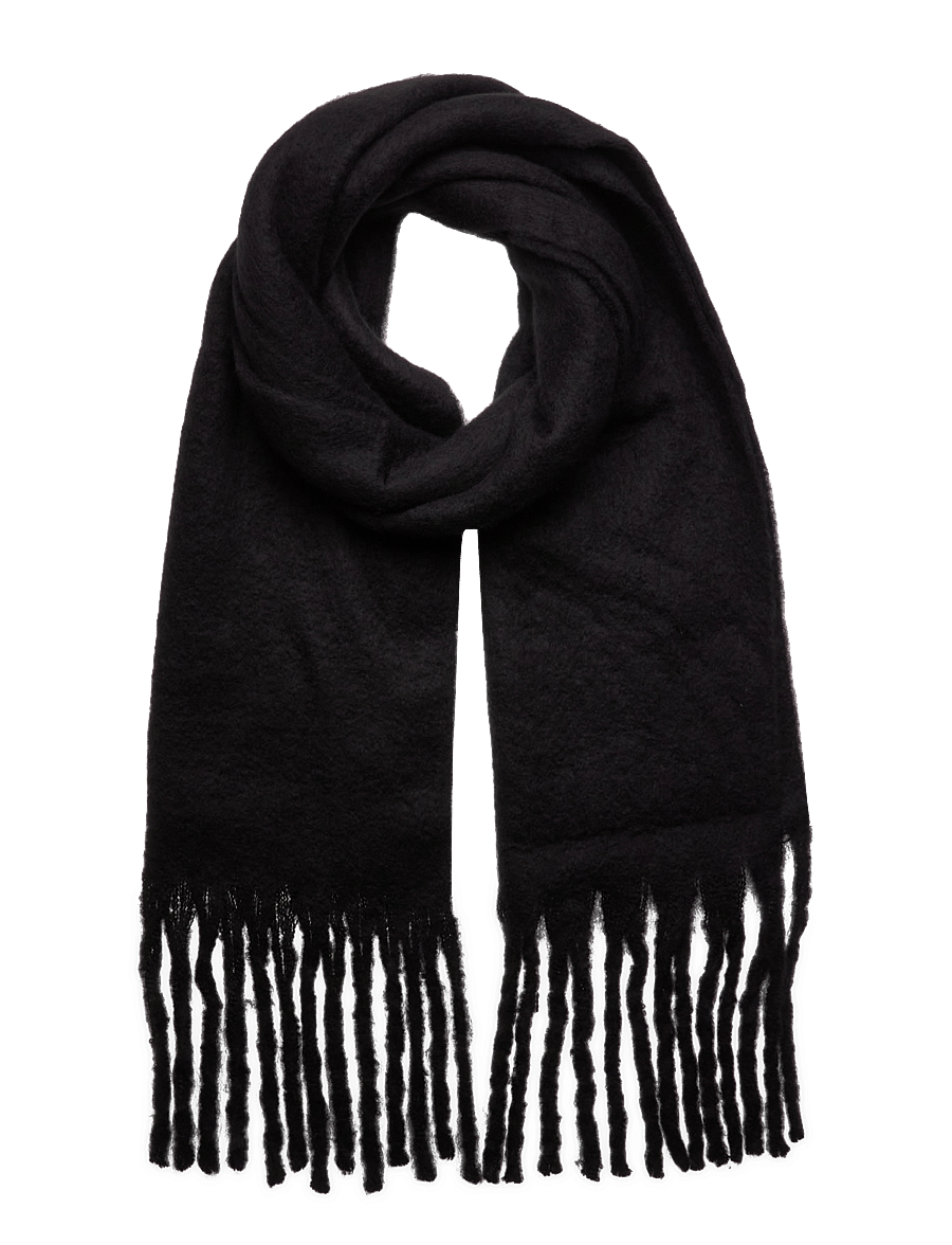 Gina Tricot - Soft chunky scarf - halstørklæder - black (9000) - 0