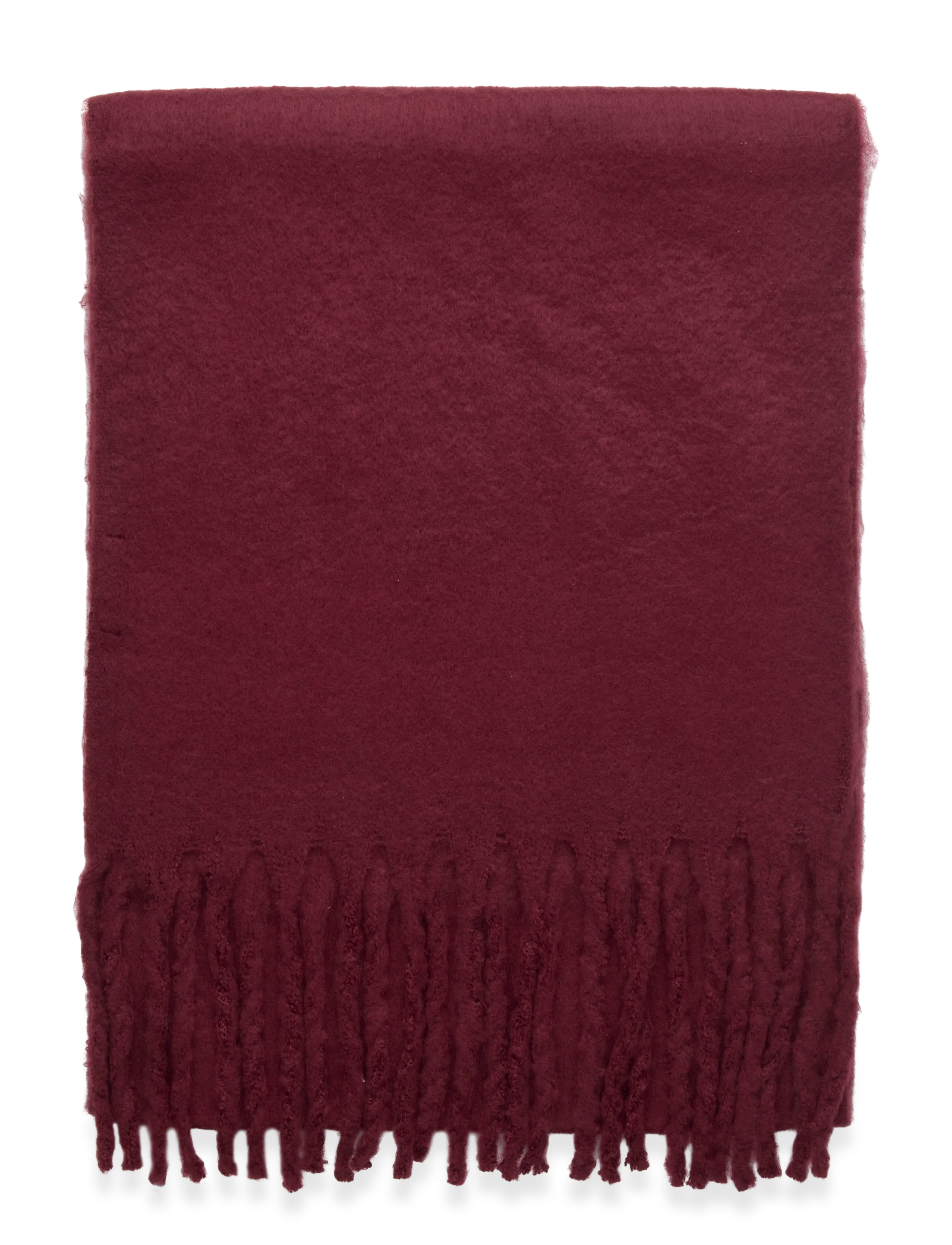 Gina Tricot - Soft chunky scarf - halsdukar - burgundy (4670) - 1