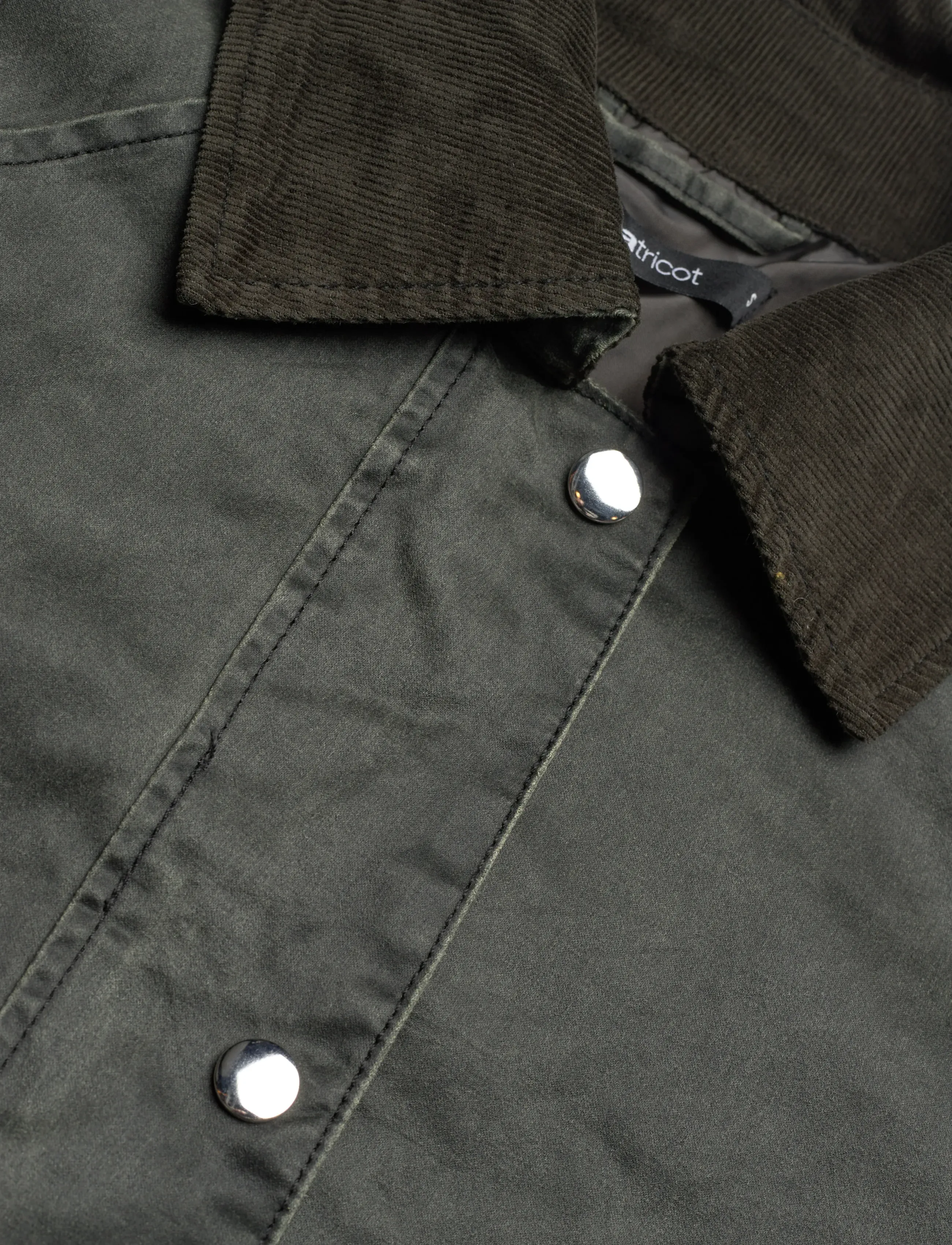 Gina Tricot - Waxed effect jacket - utility-jacken - dark green (6049) - 2