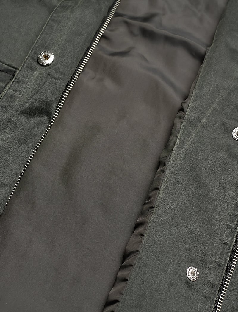 Gina Tricot - Waxed effect jacket - utility-jakker - dark green (6049) - 4