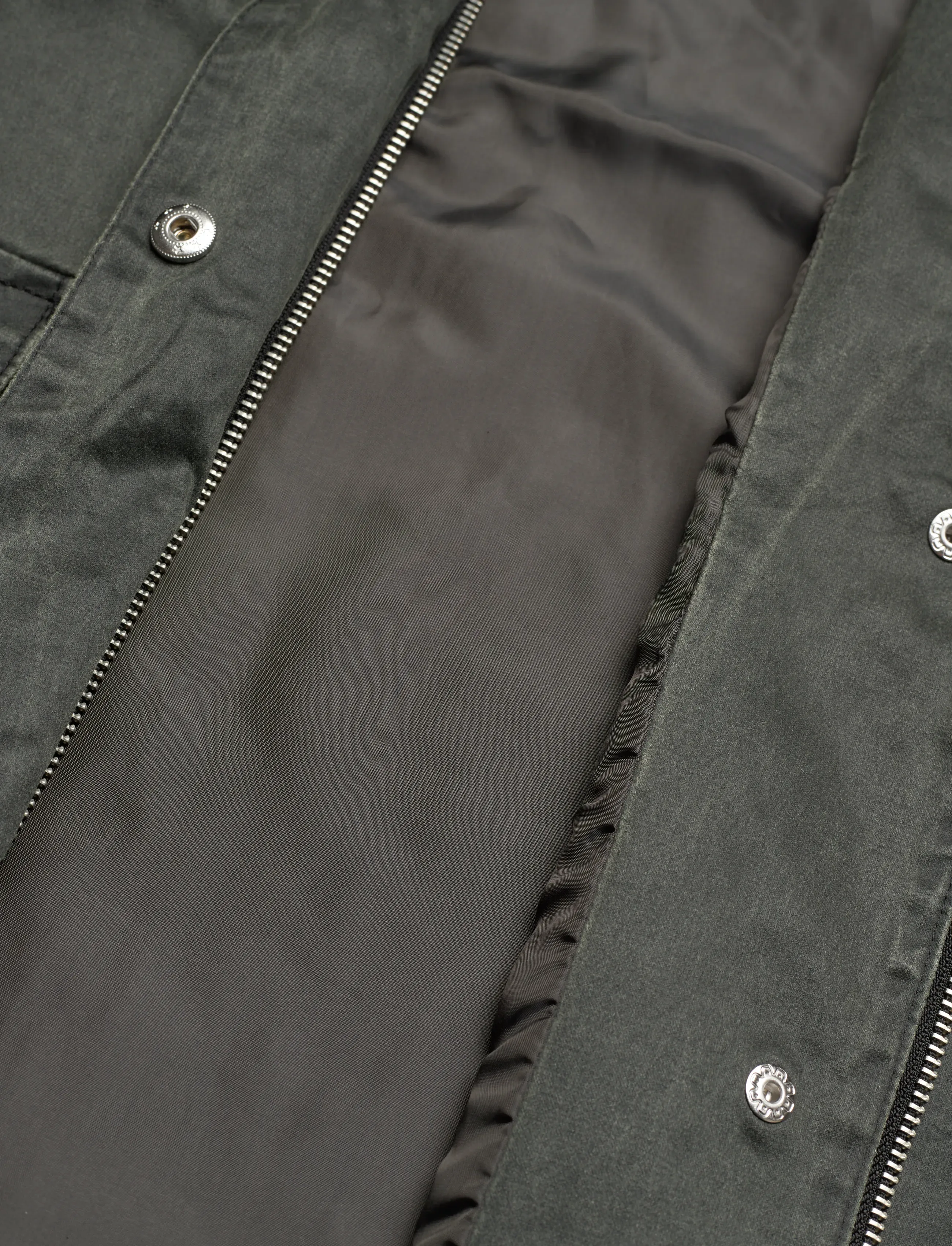 Gina Tricot - Waxed effect jacket - utility-jacken - dark green (6049) - 4