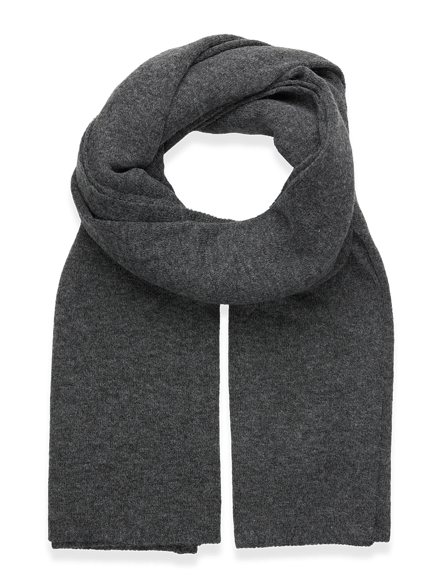 Gina Tricot - soft knitted scarf - talvesallid - antracit - 0