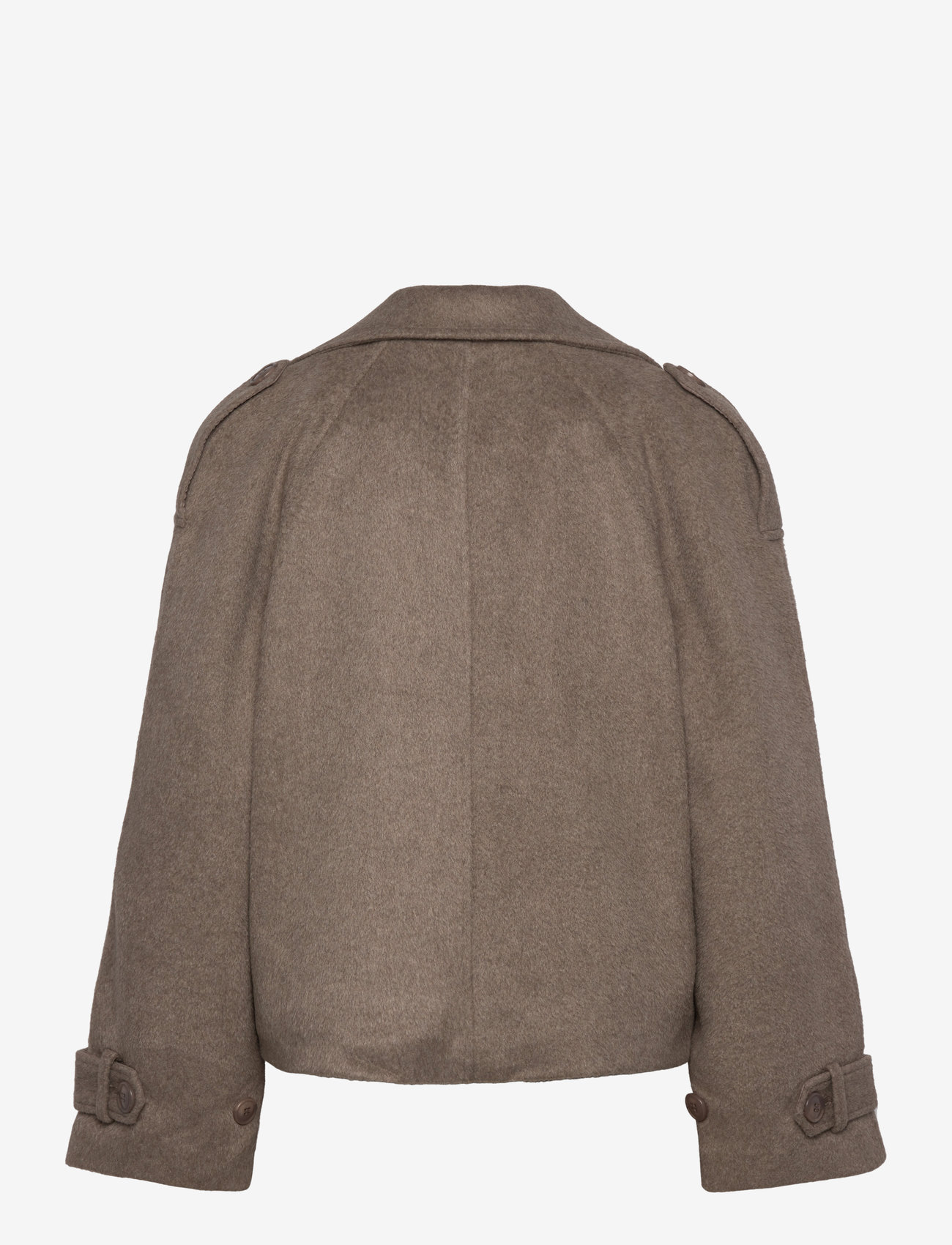 Gina Tricot - Wool blend trench coat - ulljackor - taupe (7177) - 1