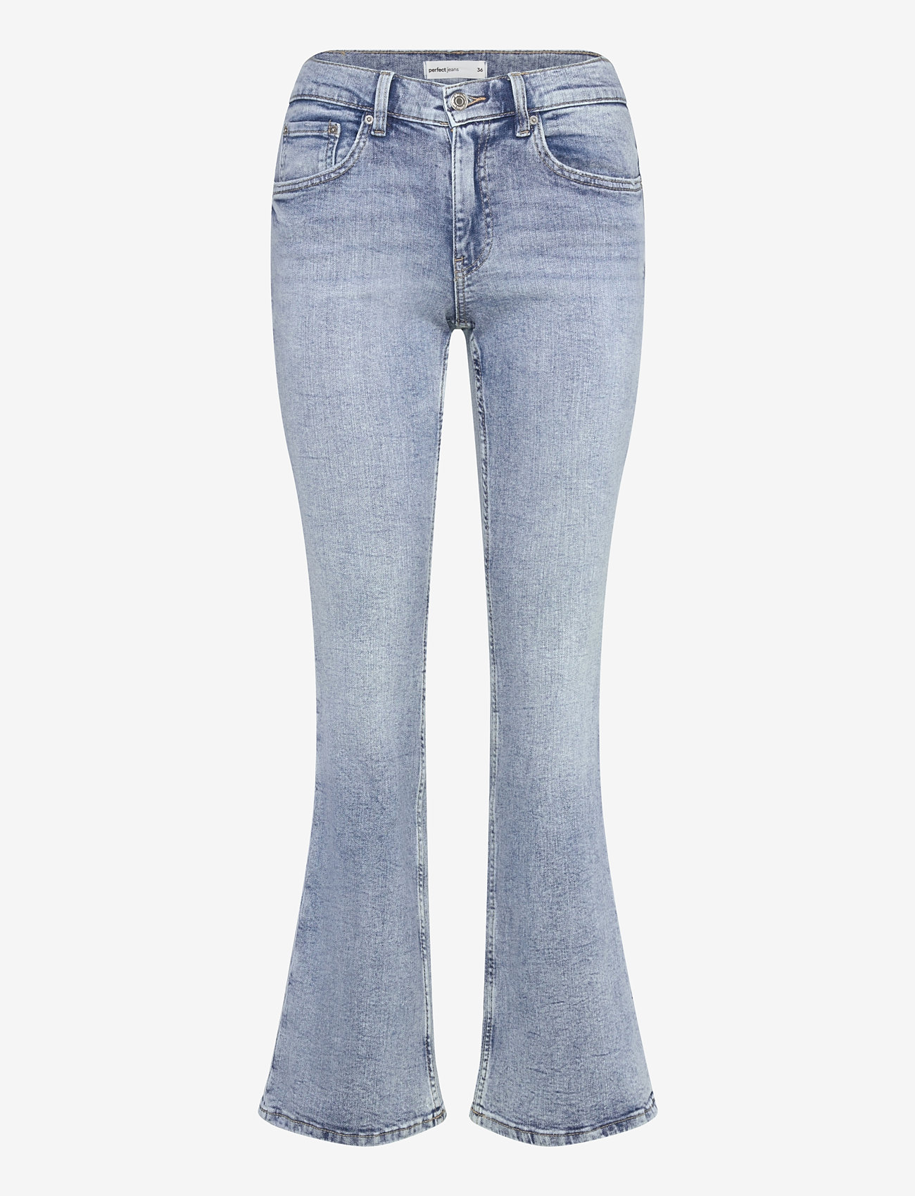 Gina Tricot - Low waist bootcut jeans - utsvängda jeans - light blue - 0