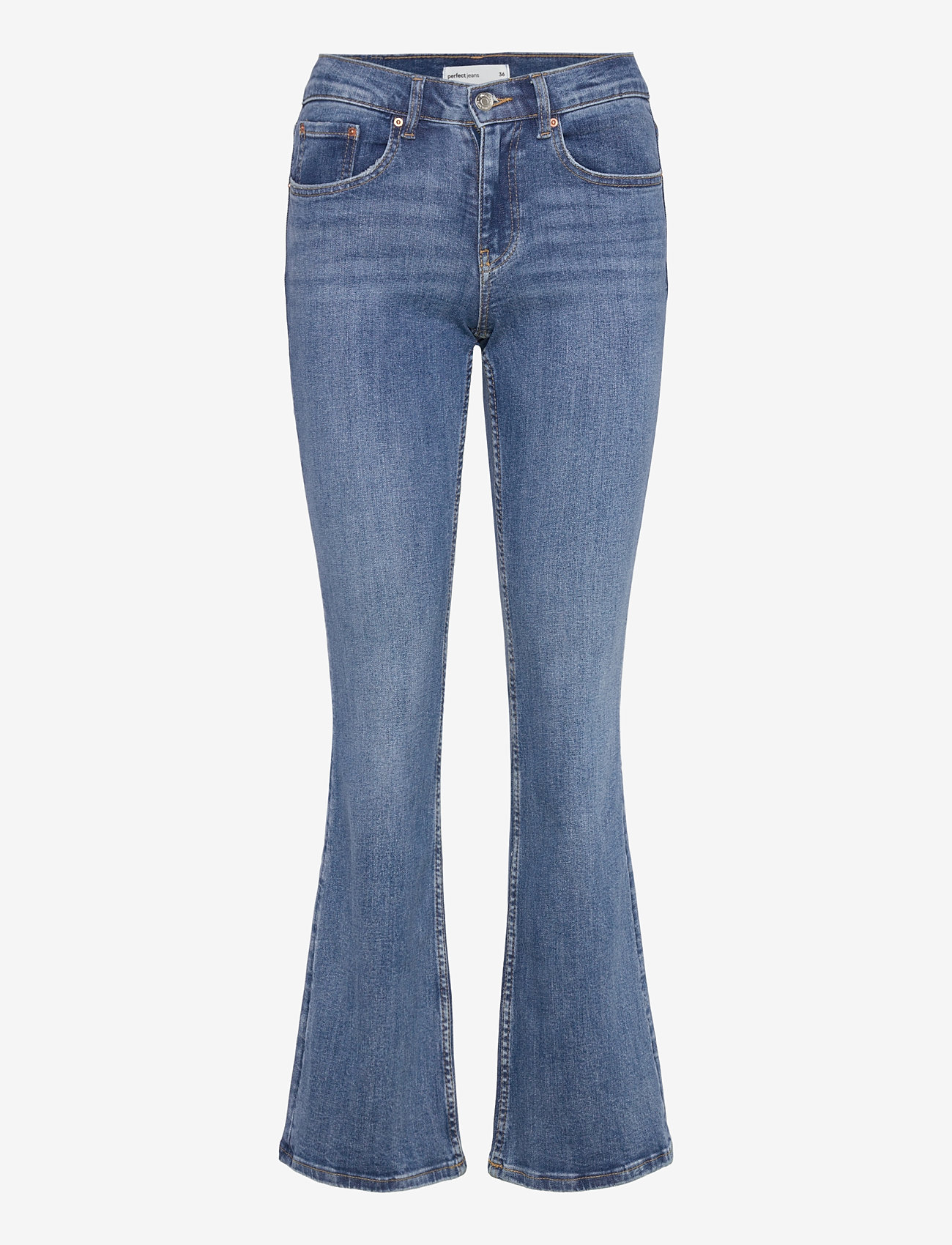 Gina Tricot - Low waist bootcut jeans - flared jeans - mid blue - 0