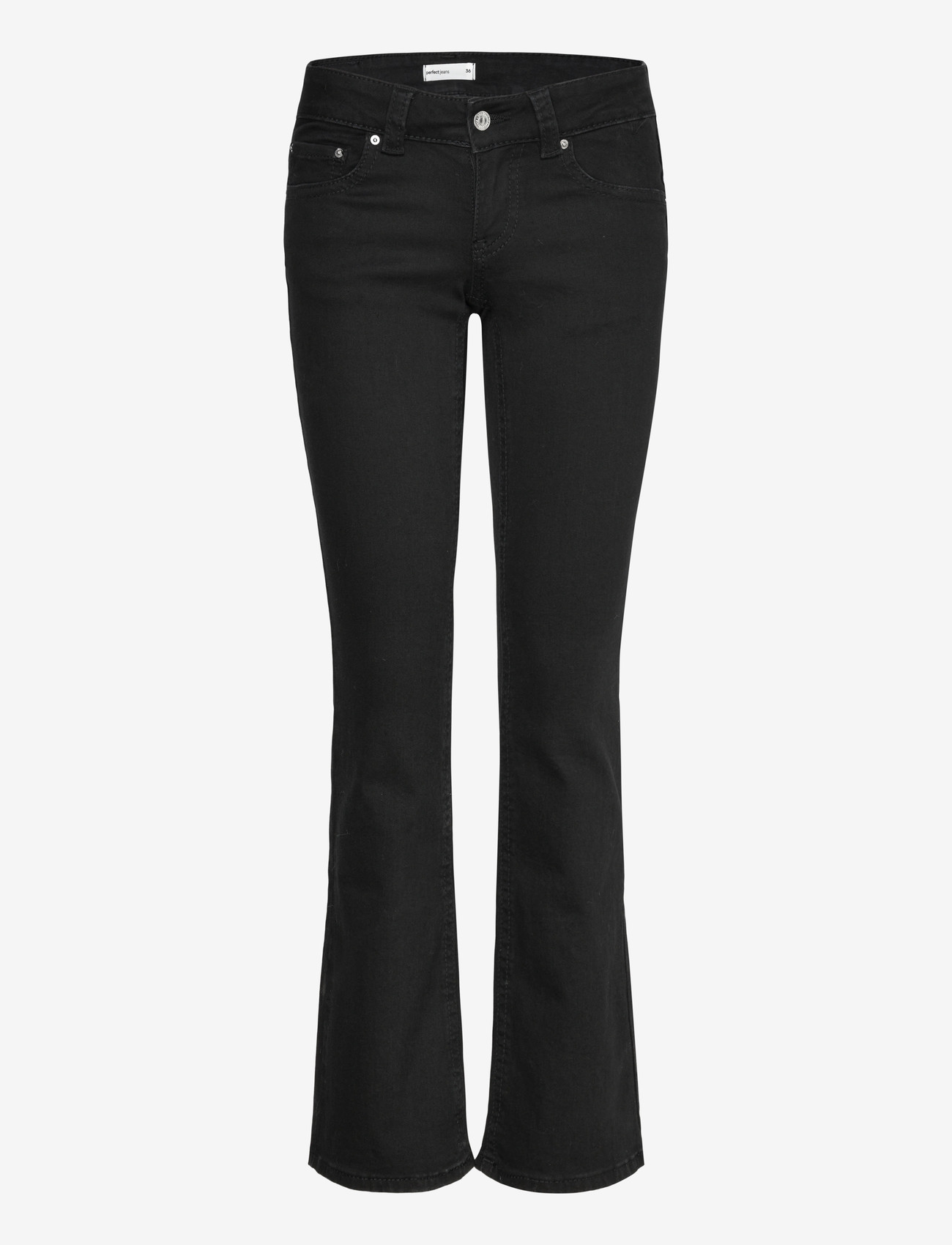 Gina Tricot - Y2k low bootcut jeans - bootcut jeans - black (9000) - 0