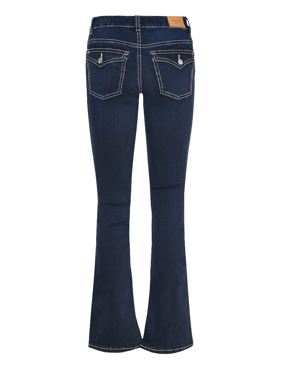 Gina Tricot - Y2k low bootcut jeans - bootcut jeans - deep blue (5228) - 1