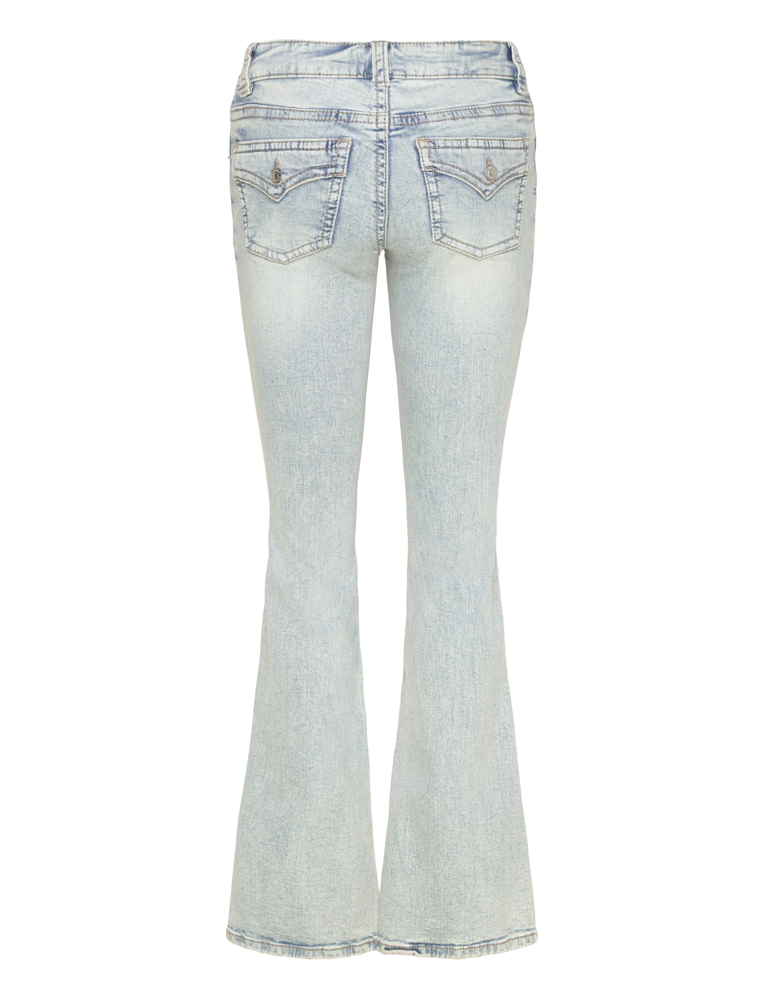 Gina Tricot - Y2k low bootcut jeans - bootcut jeans - lt blue - 2