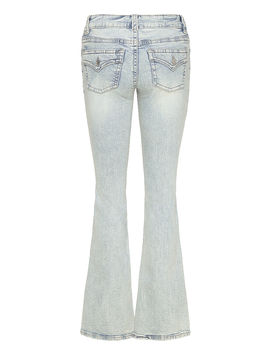 Gina Tricot - Y2k low bootcut jeans - bootcut jeans - lt blue - 2