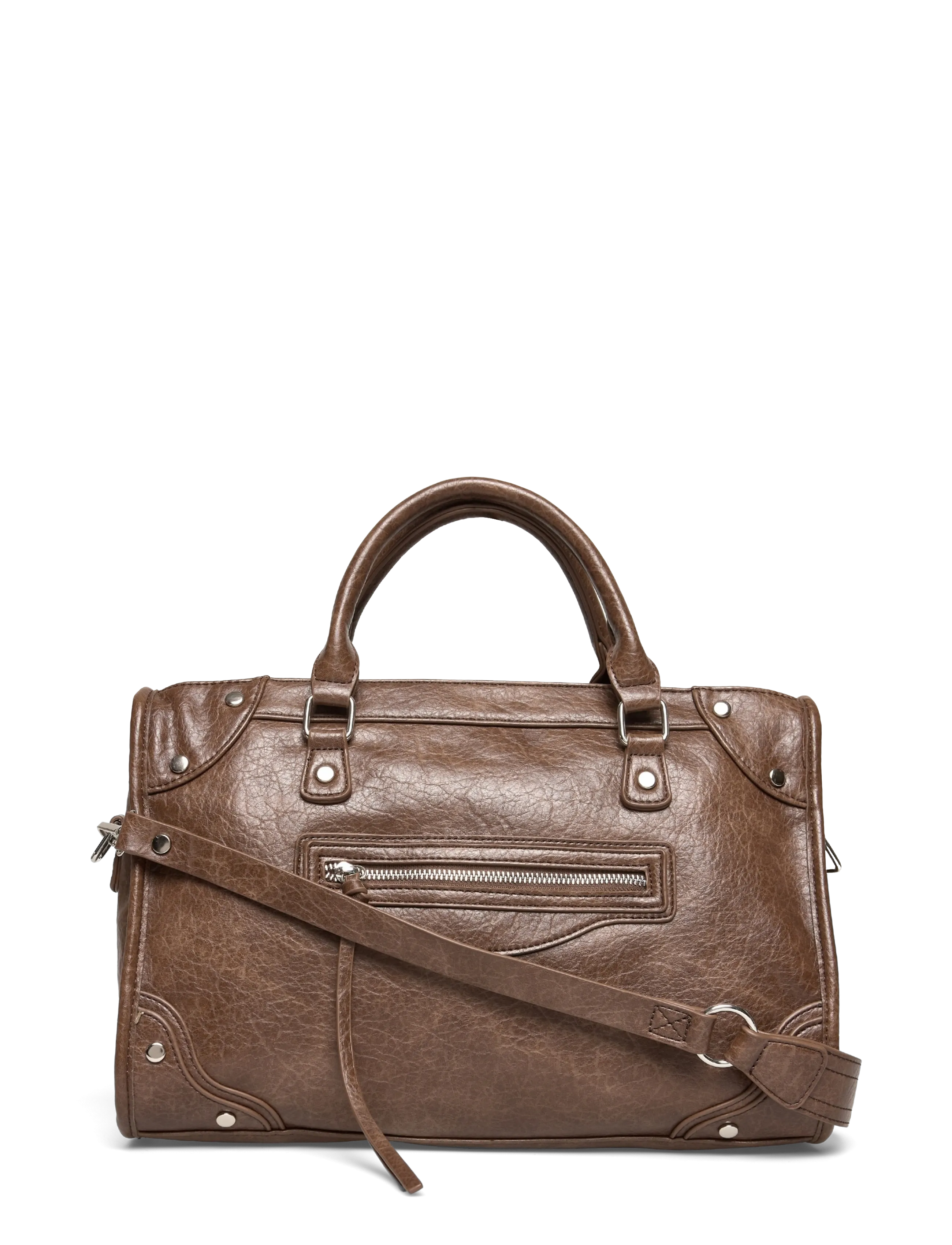 Gina Tricot Large bag - Jõulukingid - DARK BROWN (7180) / brown