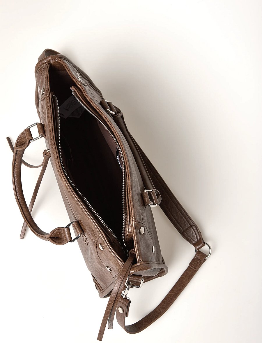 Gina Tricot - Large bag - besondere anlässe - dark brown (7180) - 4