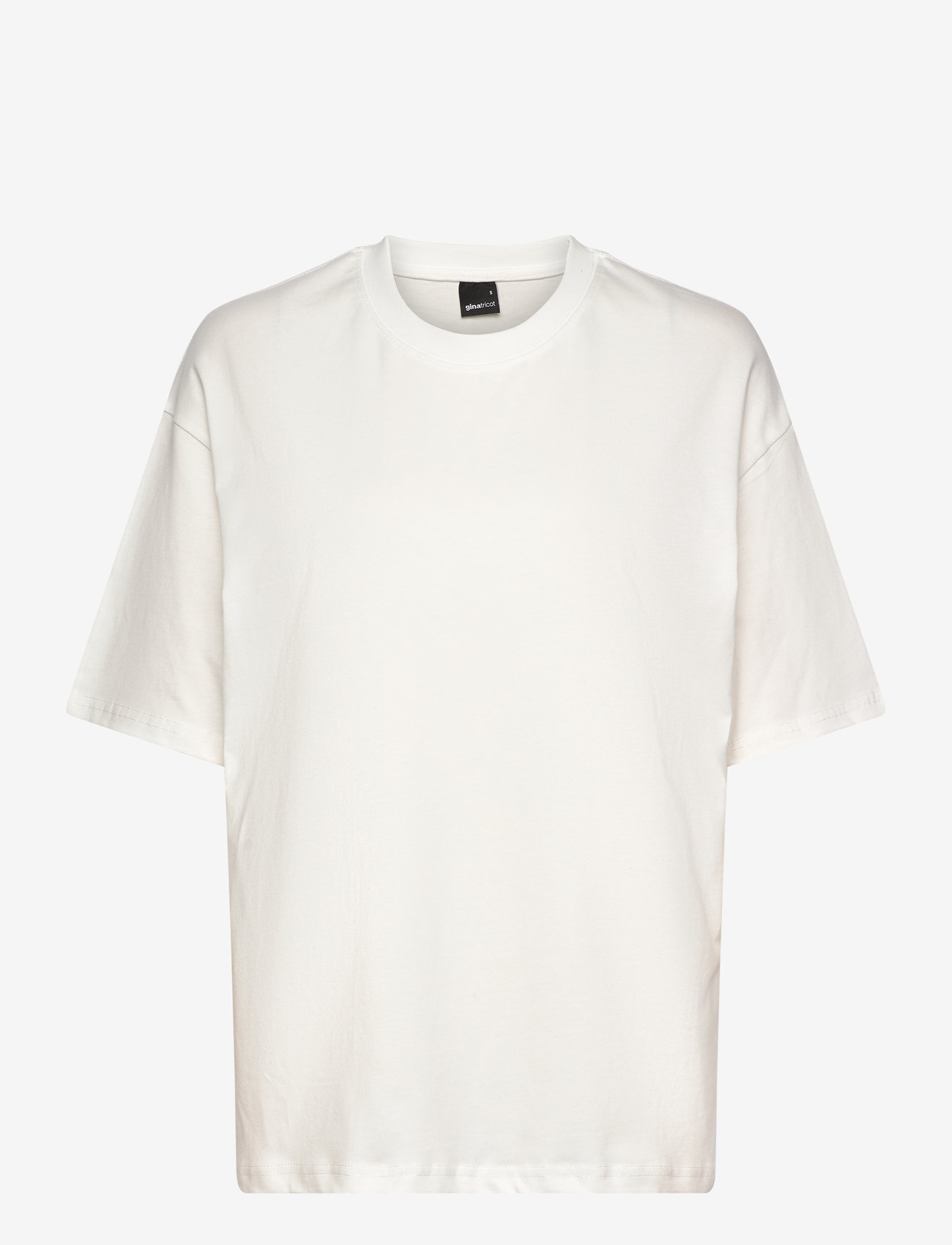 Gina Tricot - Oversized print tee - t-shirts - offwhite/red - 0