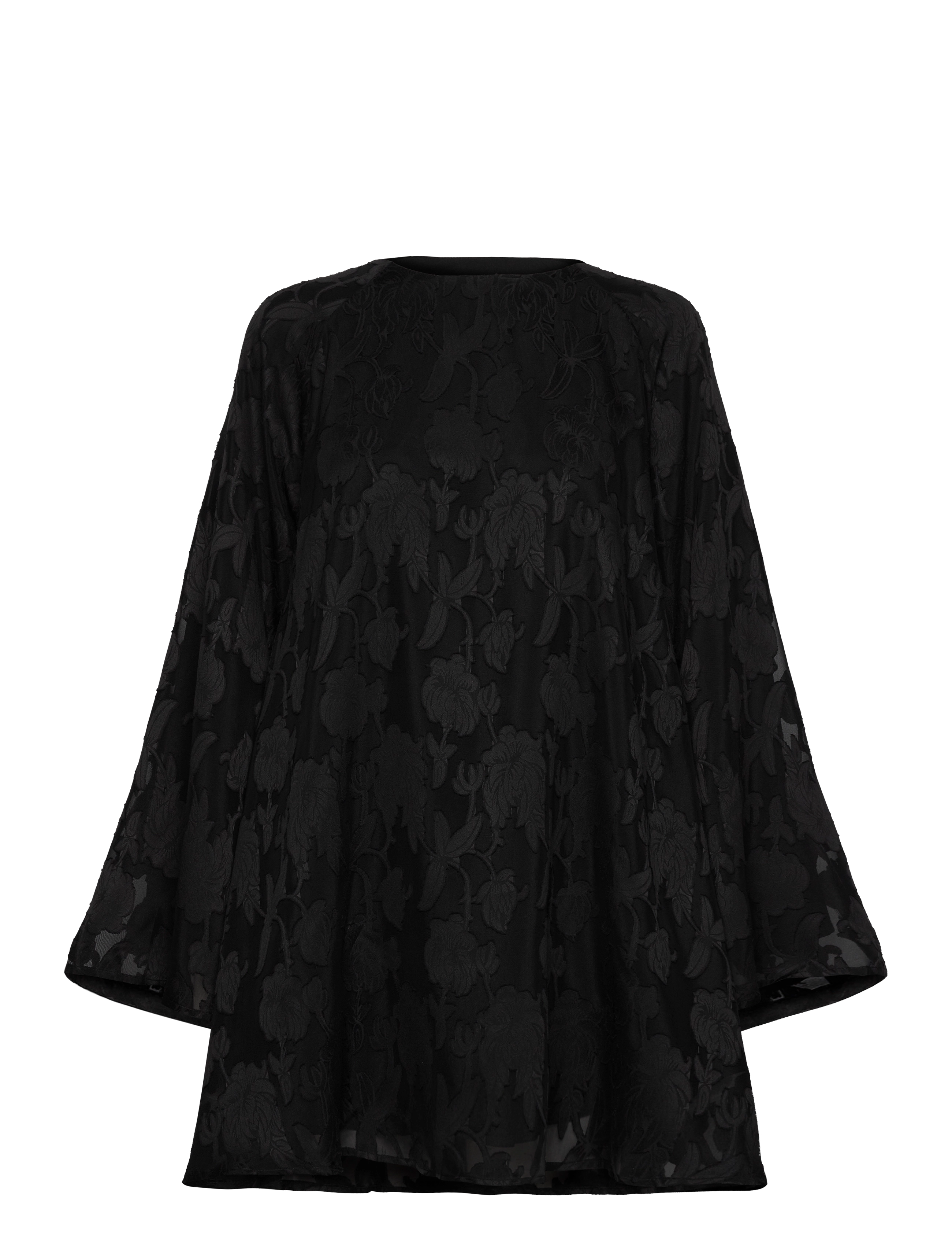 Gina Tricot Wide flowy floral dress - Skandinaavia mood - BLACK (9000) / black
