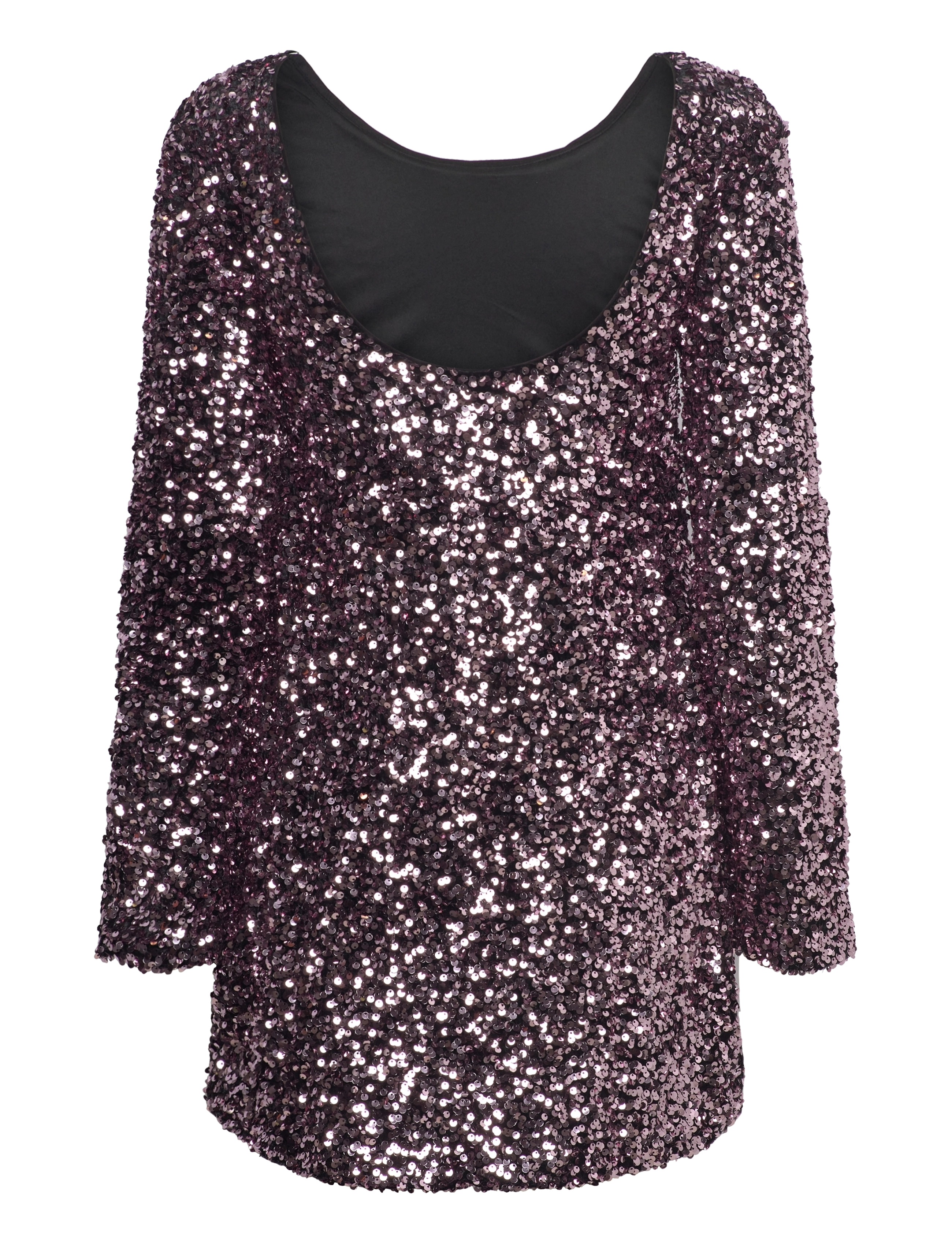 Gina Tricot - Loose sequin mini dress - pailletkjoler - pink - 1