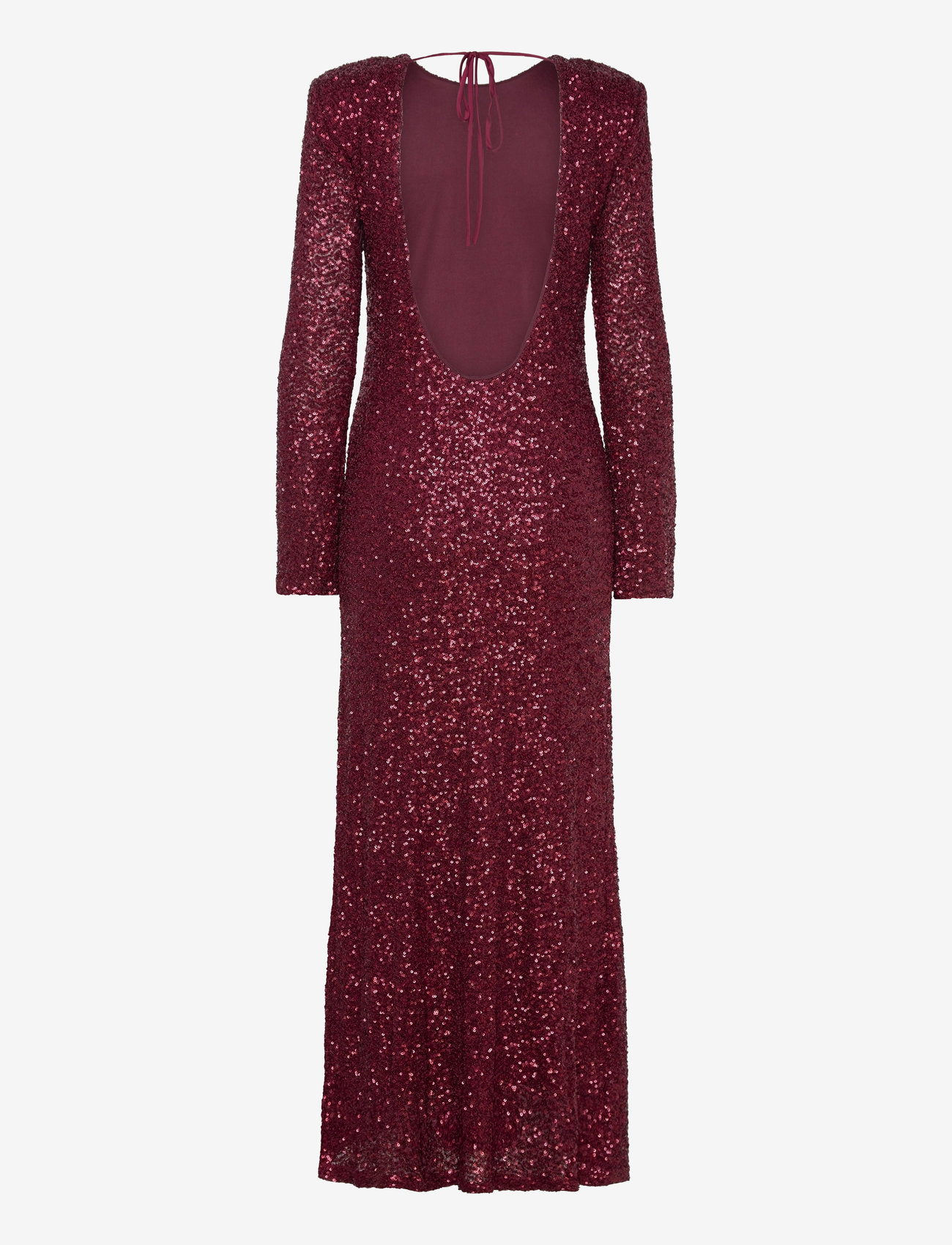 Gina Tricot - Sequins maxi dress - litterkleidid - tawny port - 1