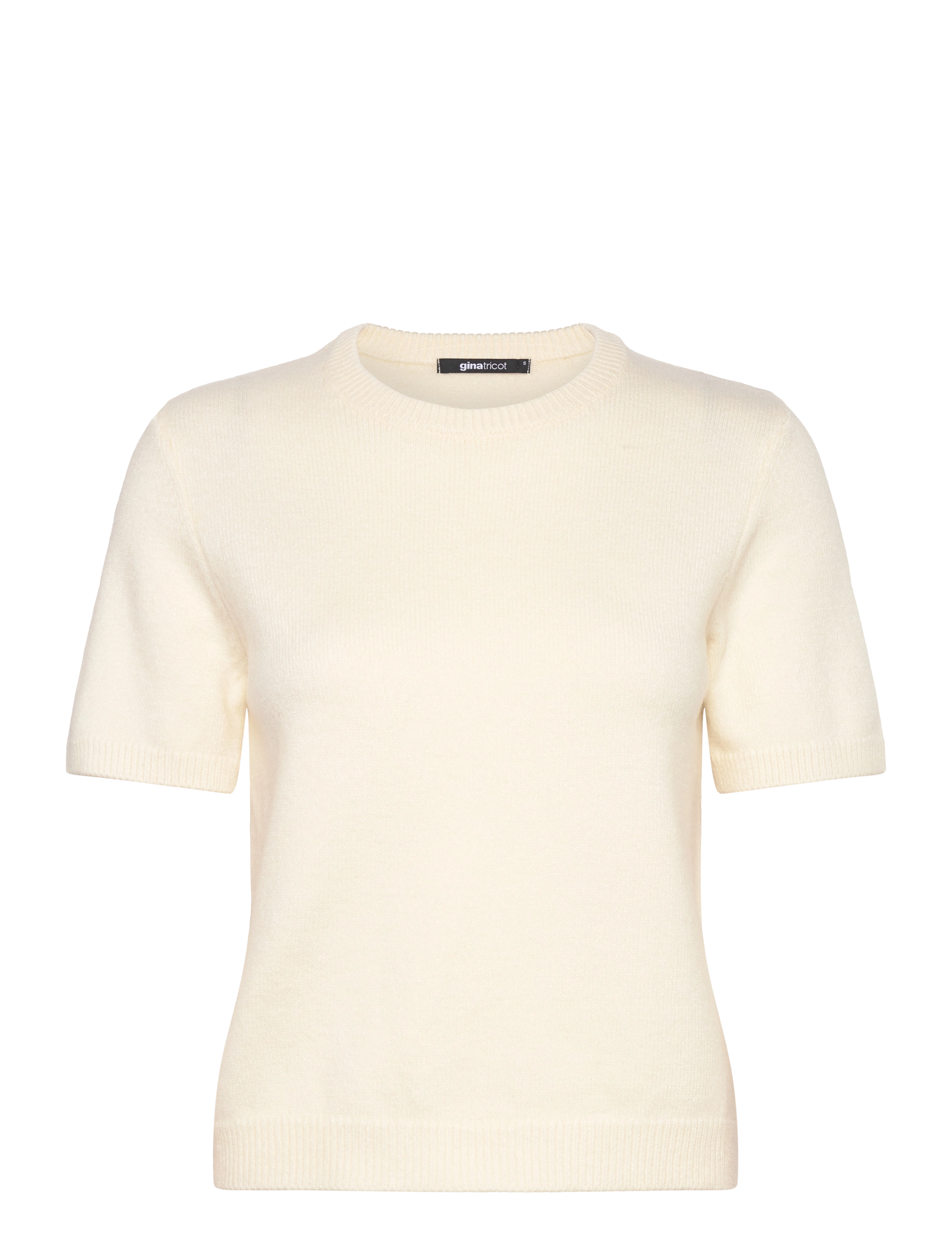 Gina Tricot Knitted top - Transitional Layering - GARDENIA (1496) / cream