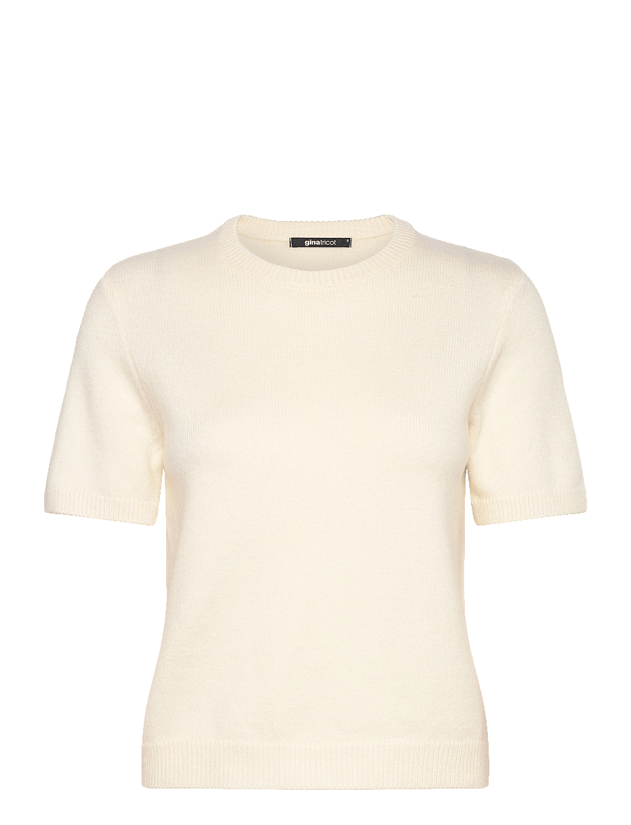 Gina Tricot - Knitted top - striktrøjer - gardenia (1496) - 0