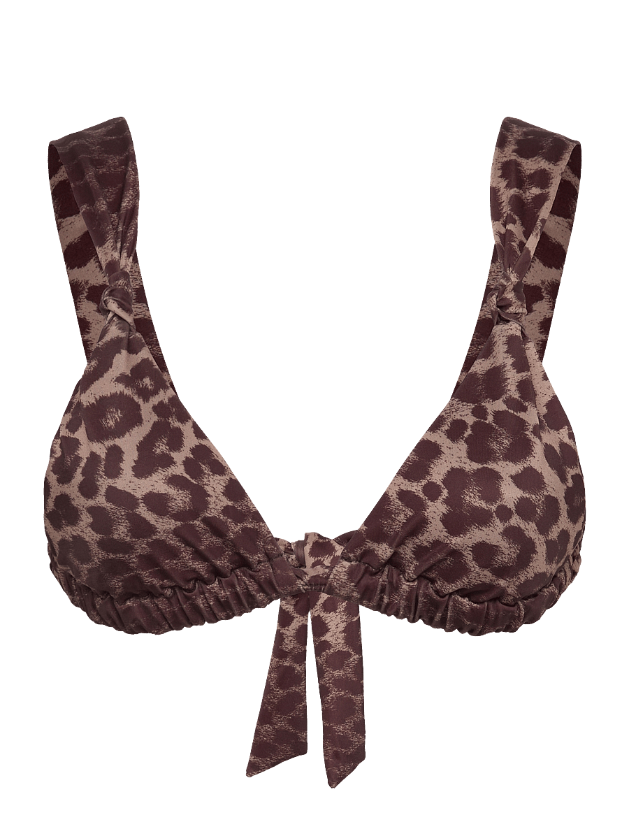 Gina Tricot - Wide strap bikini top - trekantsbikinier - leo (7169) - 0