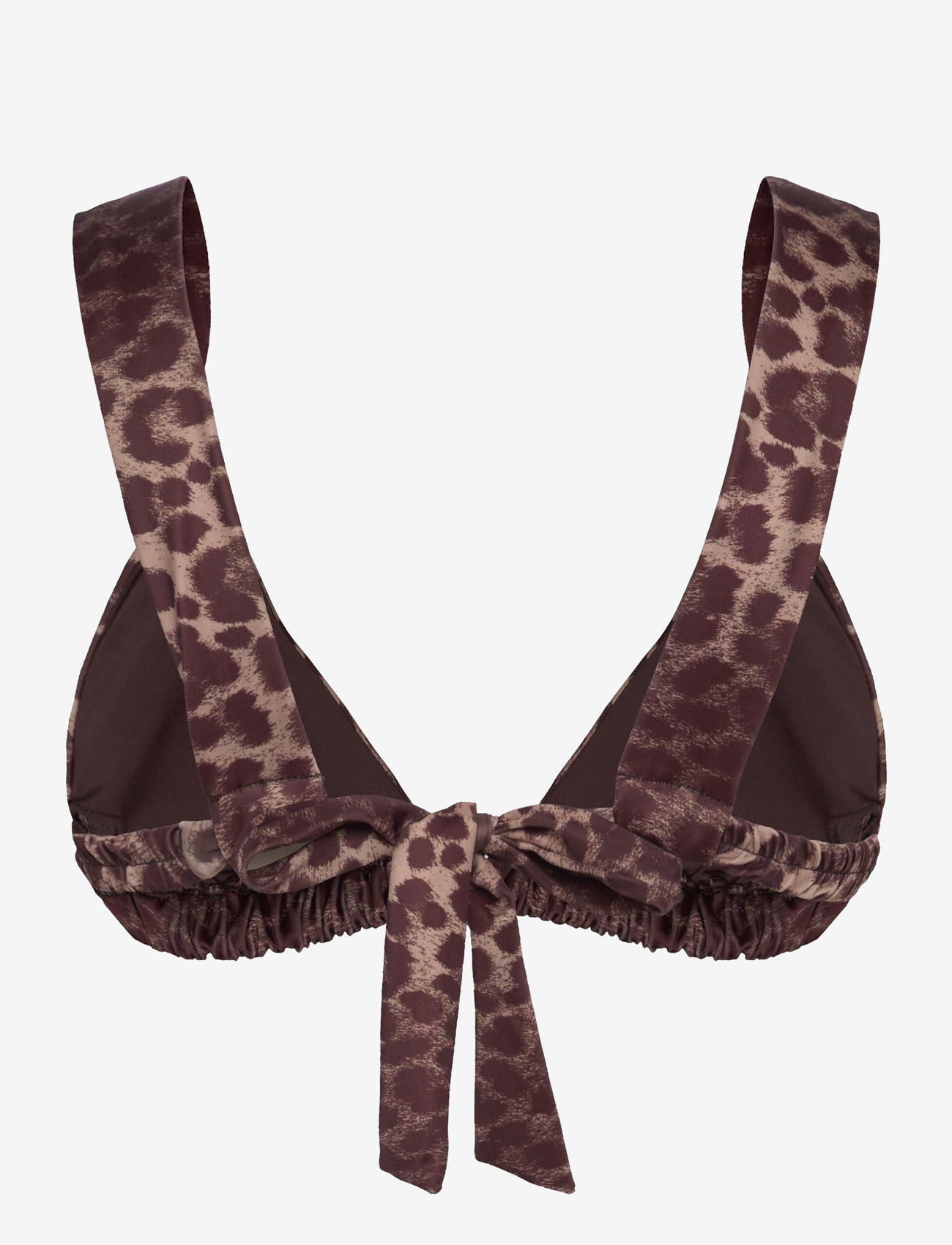 Gina Tricot - Wide strap bikini top - triangle bikinis - leo (7169) - 1