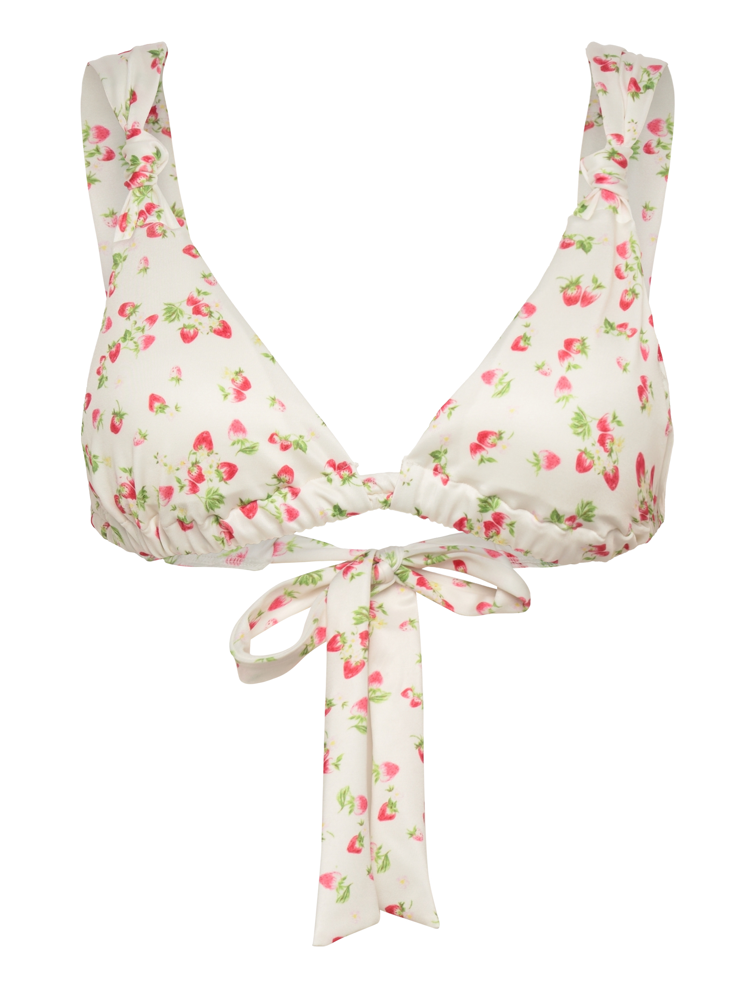 Gina Tricot Wide strap bikini top - Kampagne - STRAWBERRY (0303) / multi